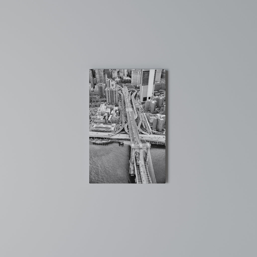 METROPOLITAN MAZE DANCE Vertical Canvas Print