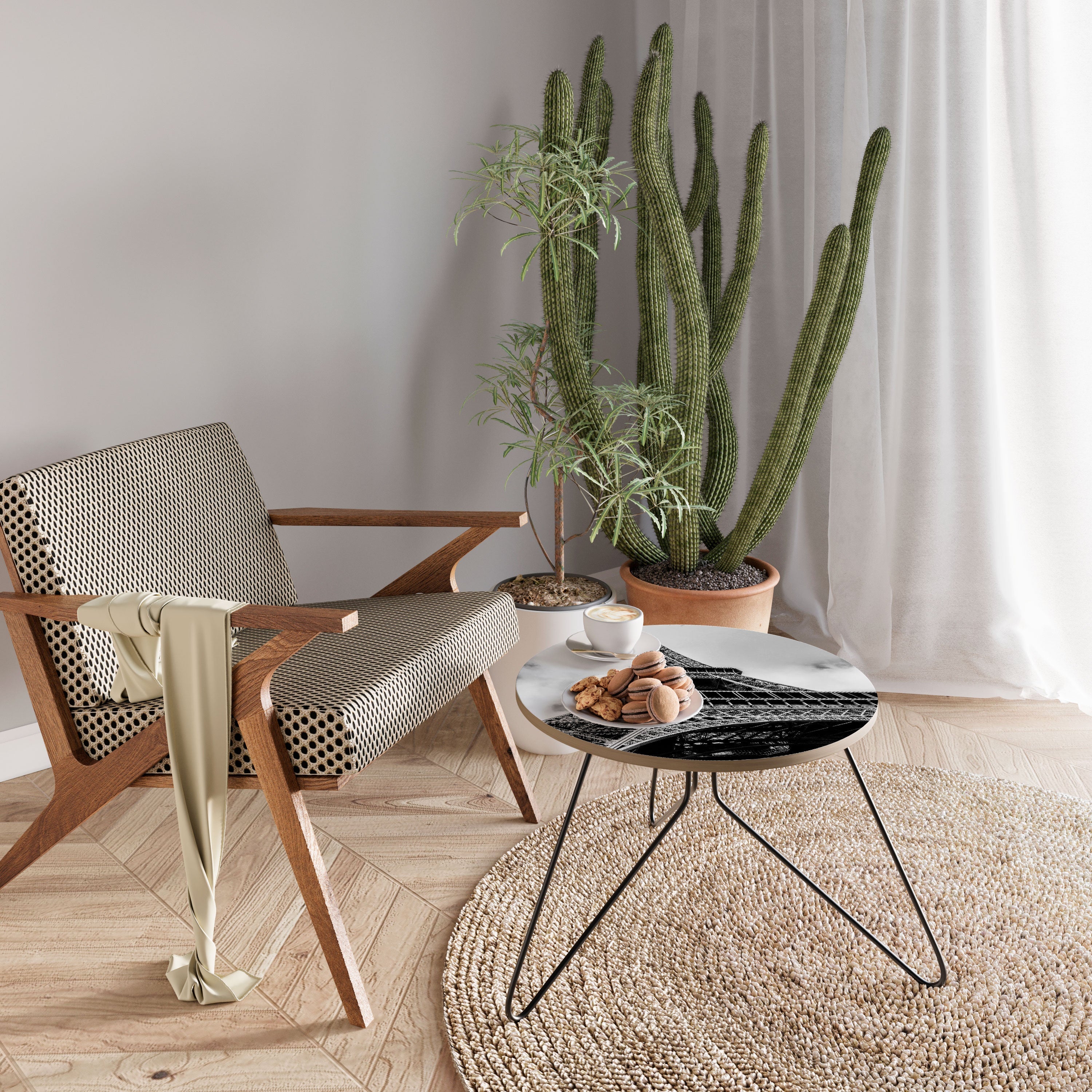 Table basse MONOCHROME ICÔNE PARISIENNE 60