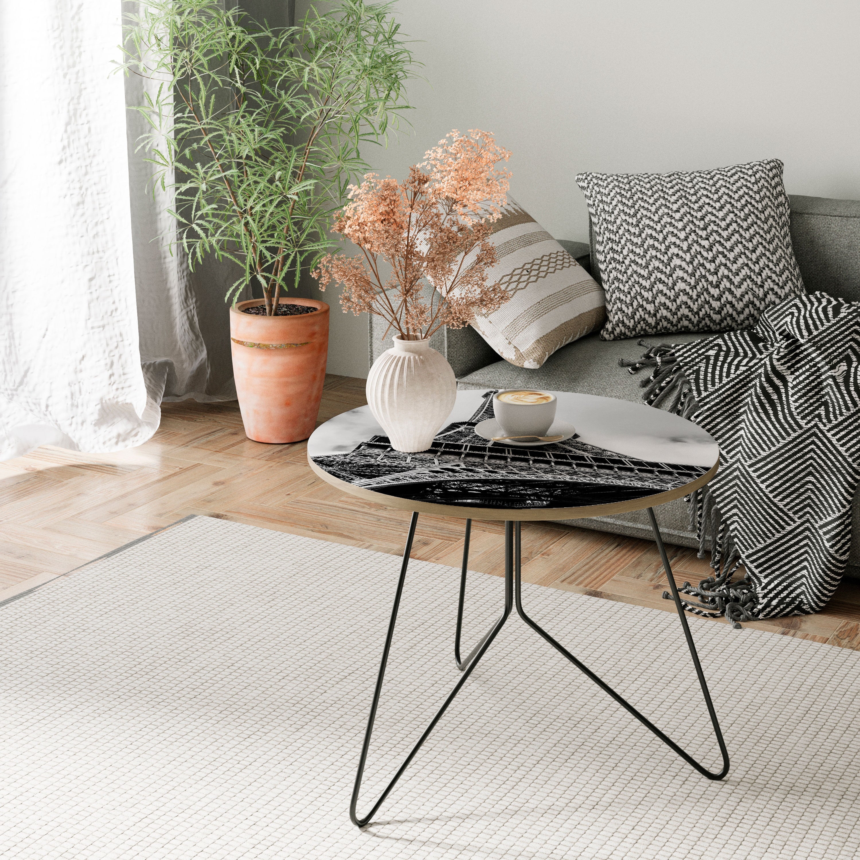 Table basse MONOCHROME ICÔNE PARISIENNE 69