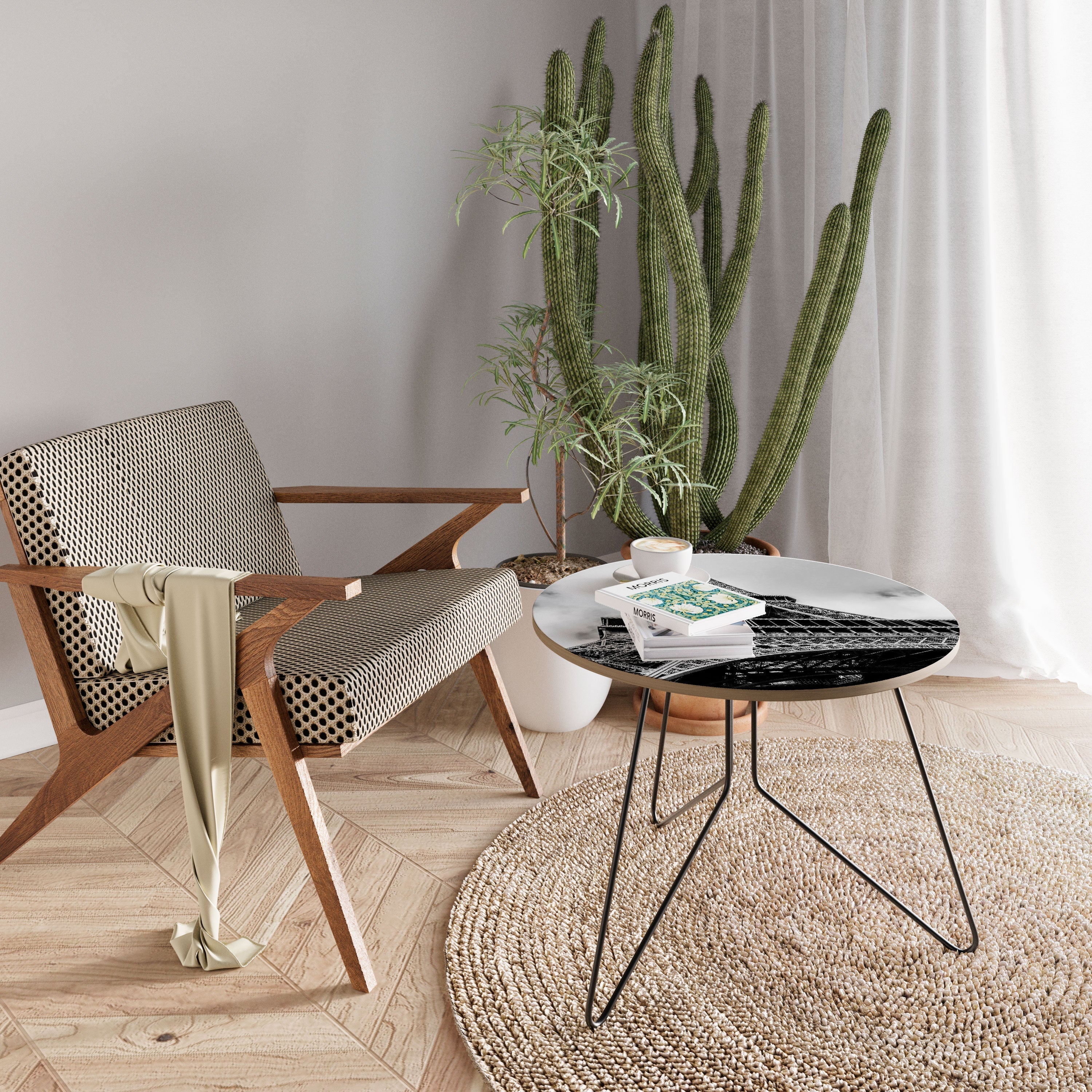 Table basse MONOCHROME ICÔNE PARISIENNE 69