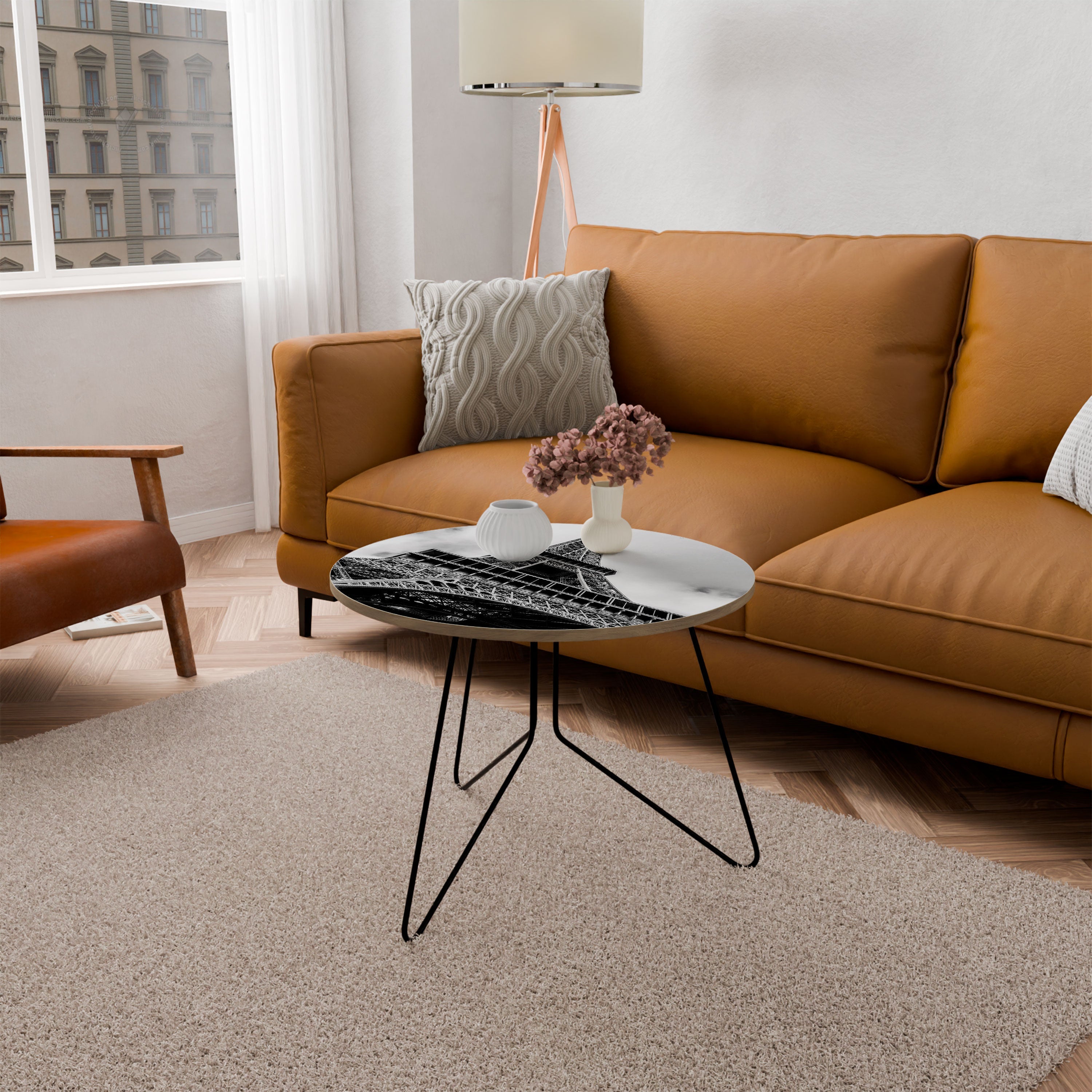 Table basse MONOCHROME ICÔNE PARISIENNE 69