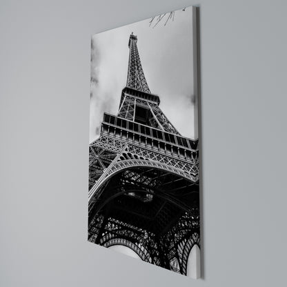 MONOCHROME PARISIAN ICON Vertical Canvas Print