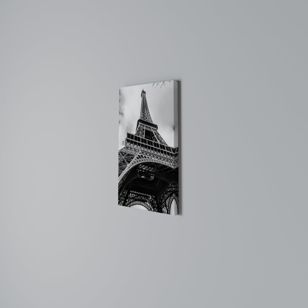 MONOCHROME PARISIAN ICON Vertical Canvas Print