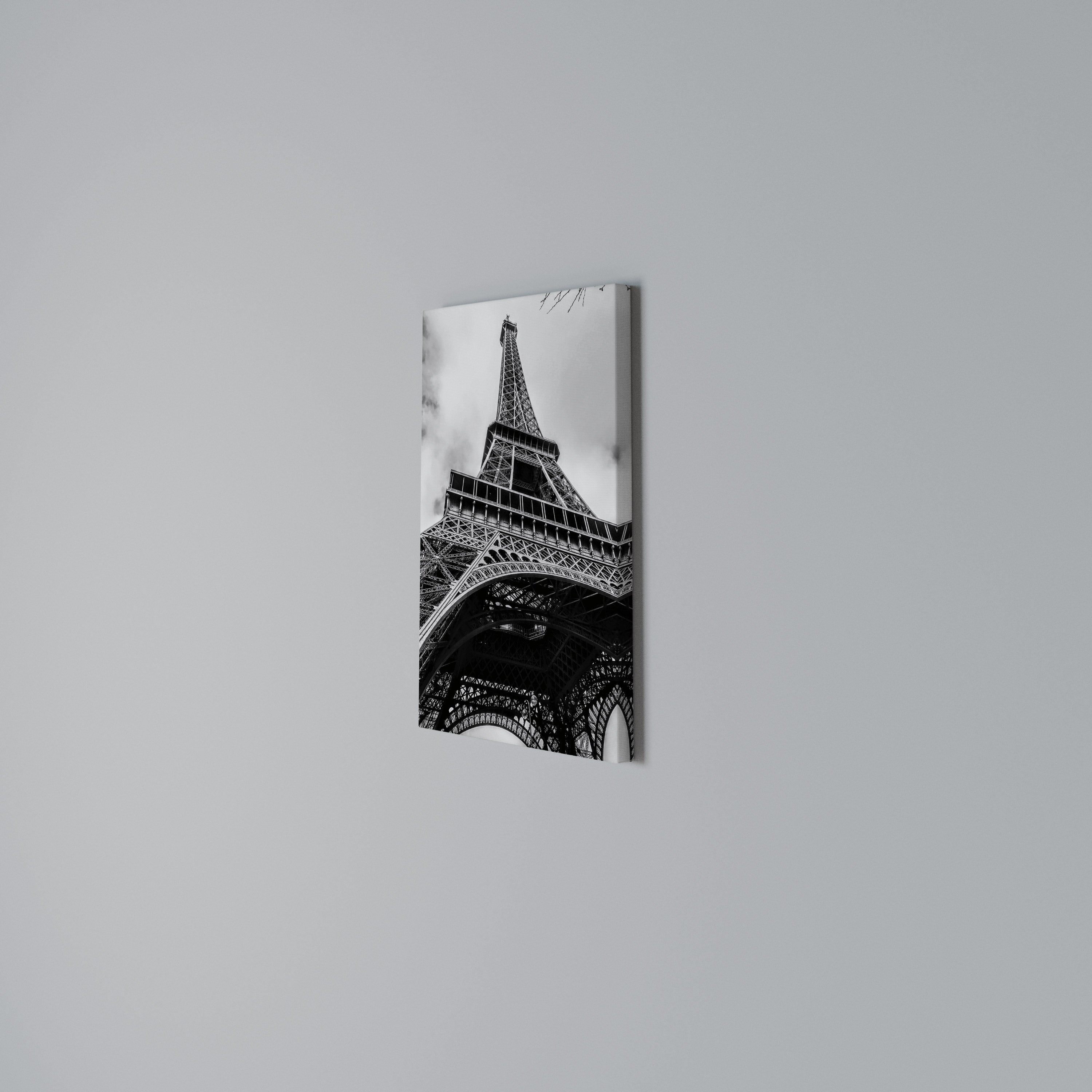 MONOCHROME PARISIAN ICON Vertical Canvas Print