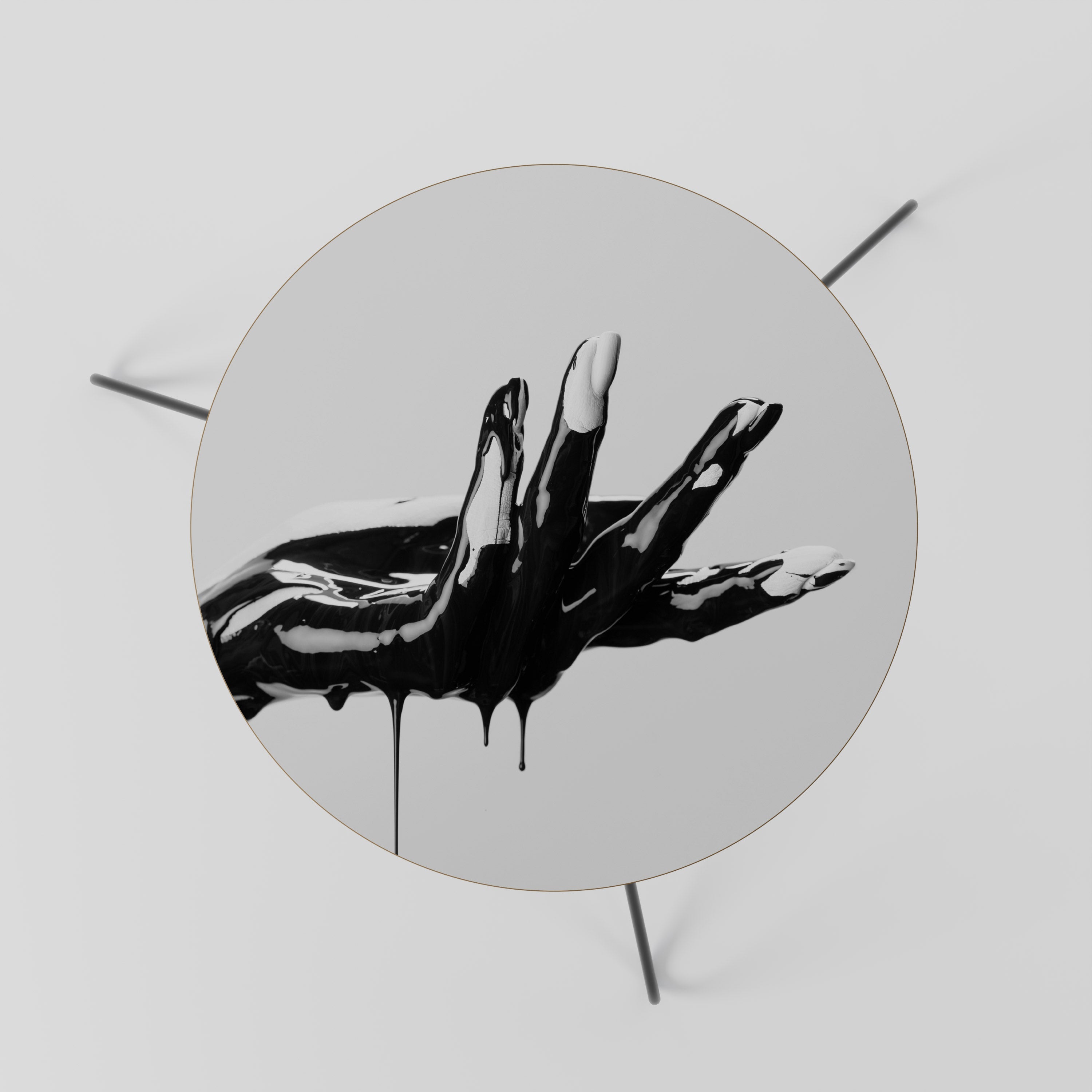 Table basse BLACK VISCOSITY 60