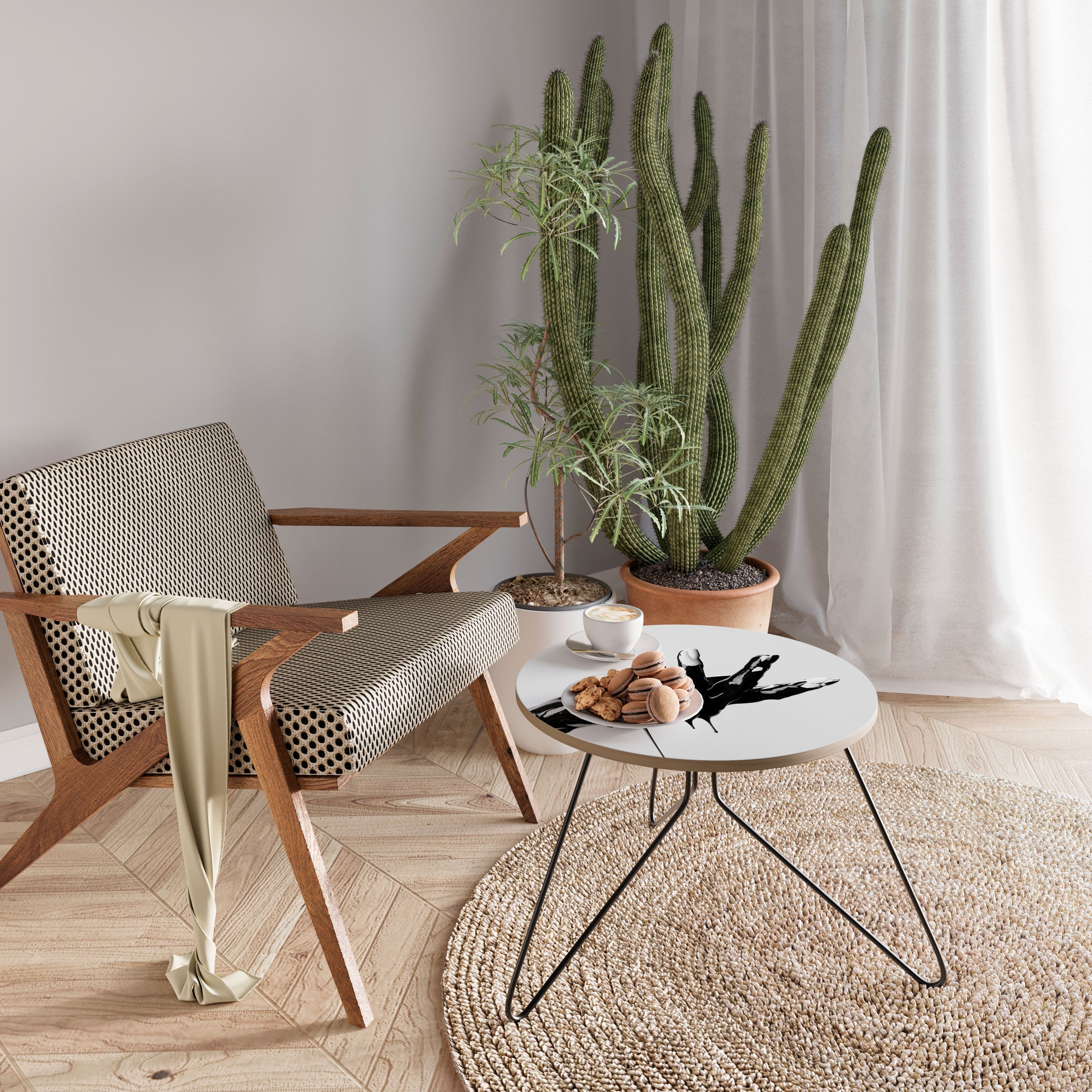 Table basse BLACK VISCOSITY 60