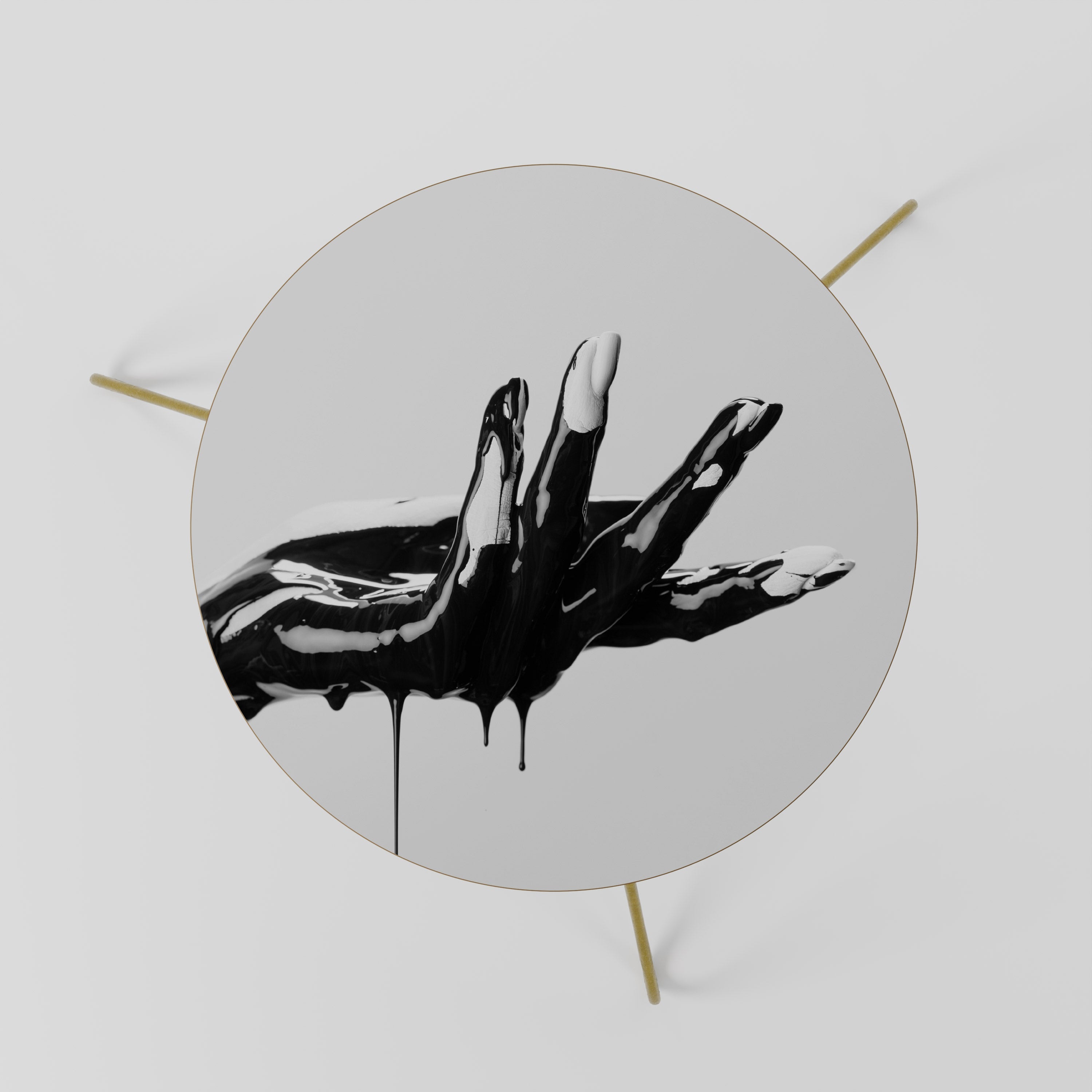 Table basse BLACK VISCOSITY 60