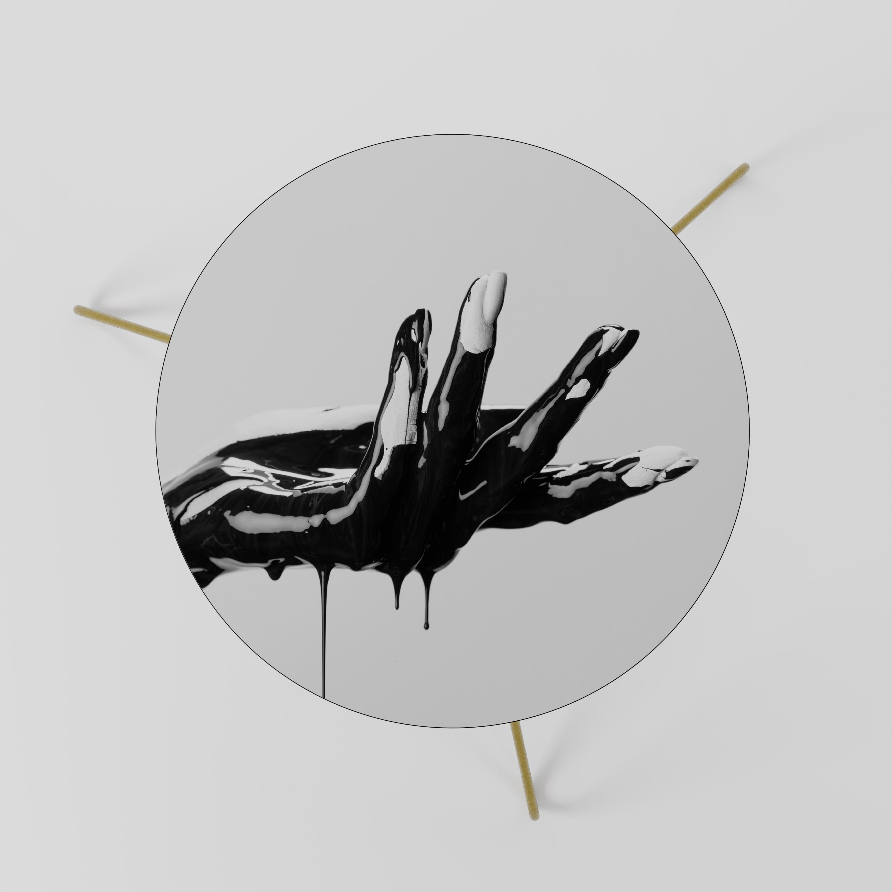 Table basse BLACK VISCOSITY 60