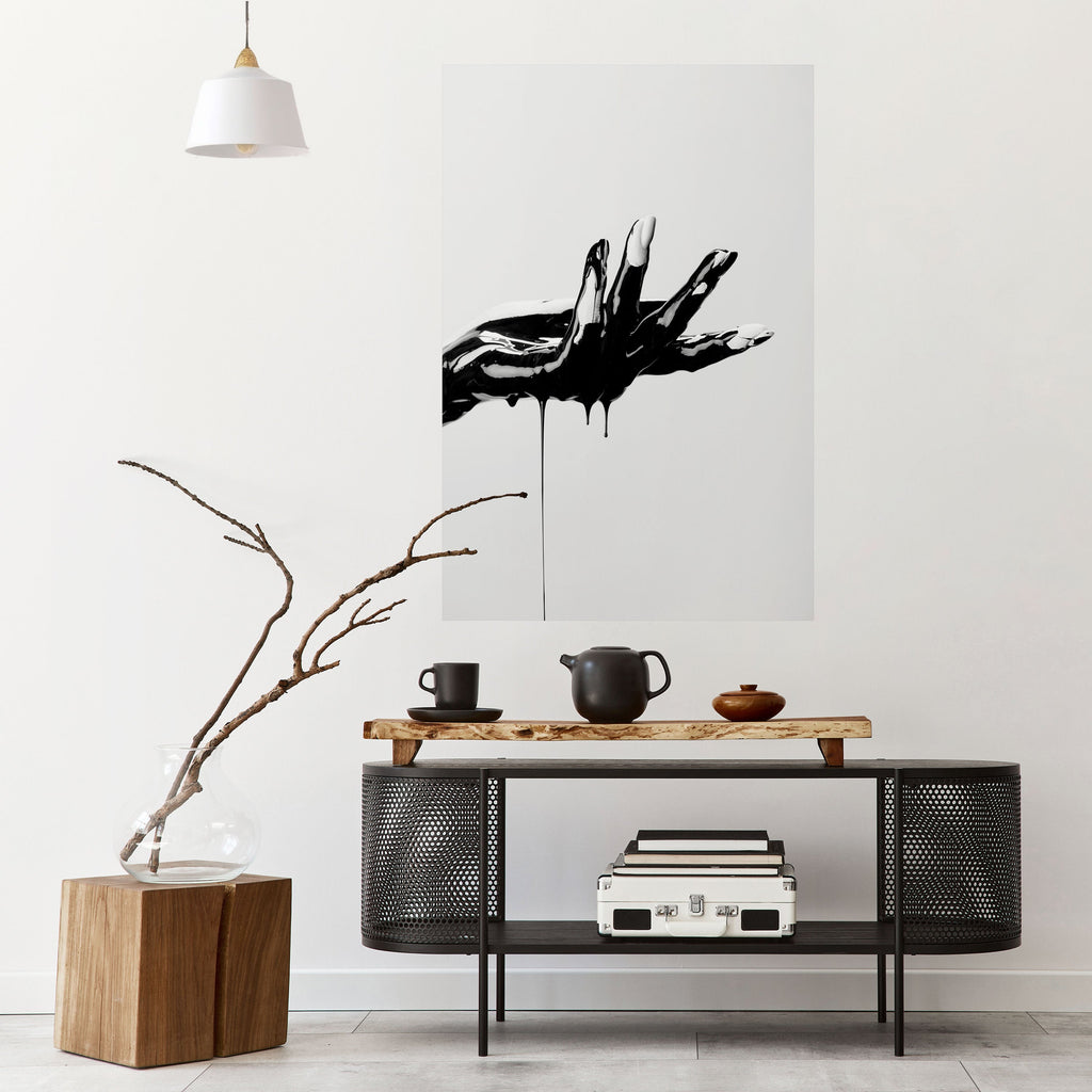 Affiche verticale autocollante BLACK VISCOSITY