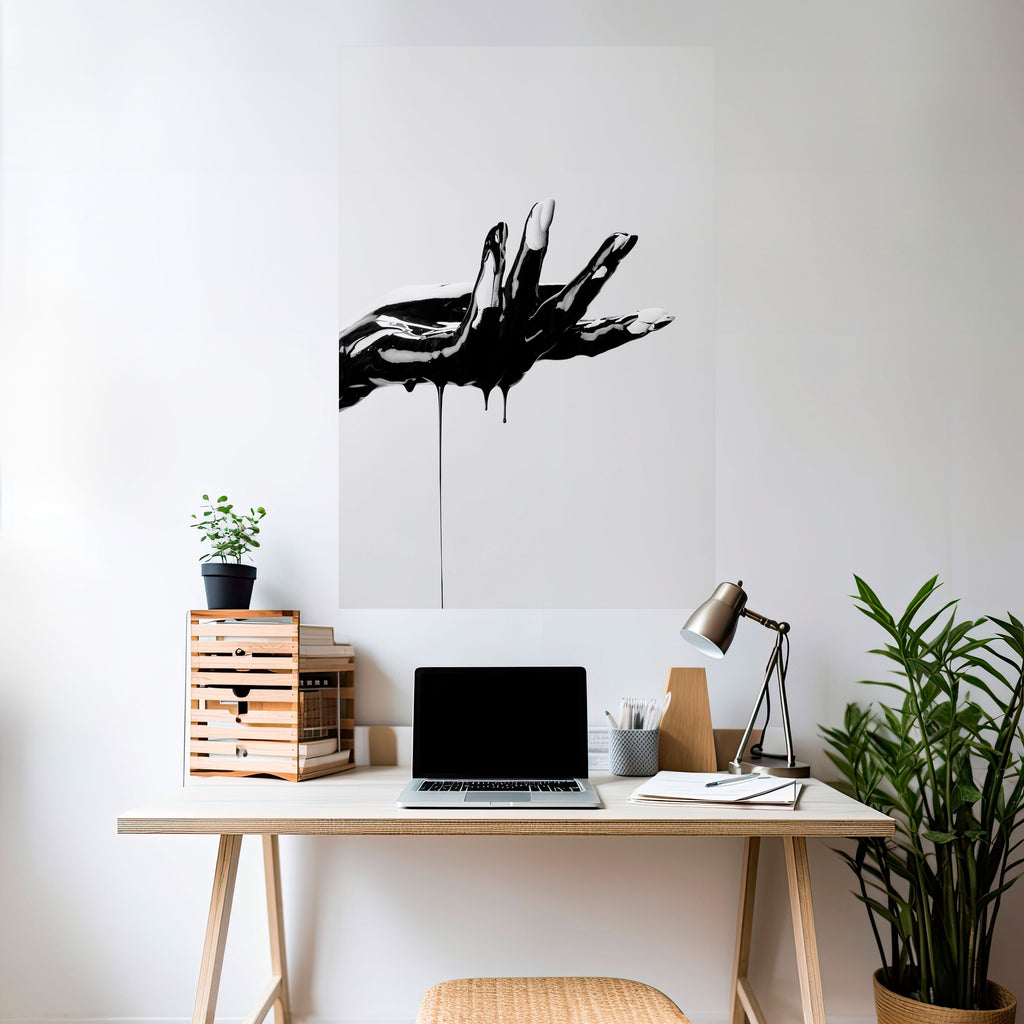 Affiche verticale autocollante BLACK VISCOSITY