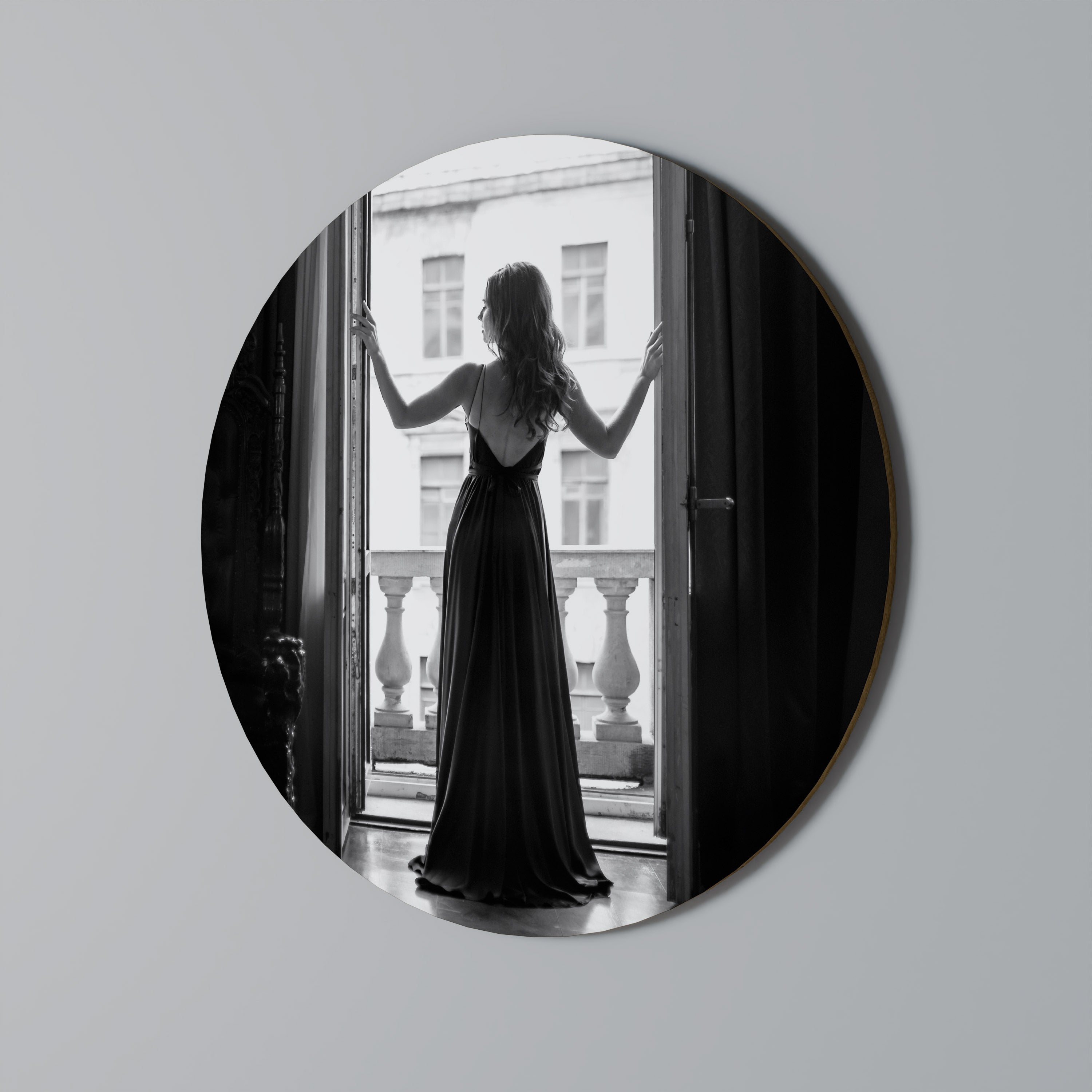 Décoration murale ronde FENÊTRE SUR LES MERVEILLES