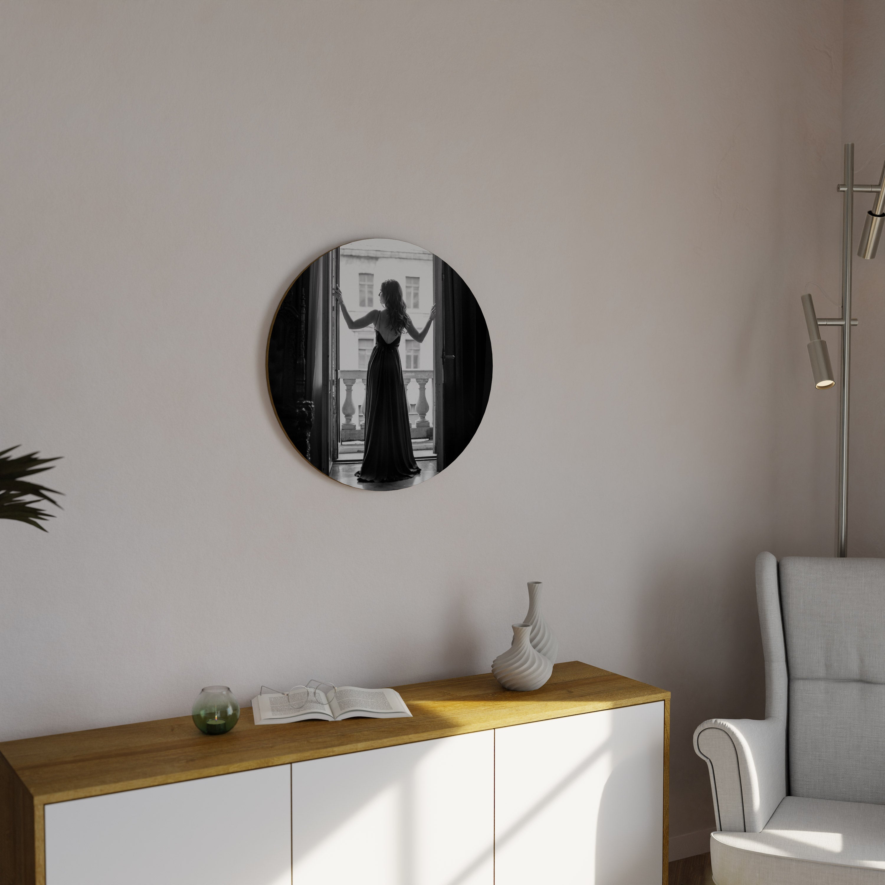 Décoration murale ronde FENÊTRE SUR LES MERVEILLES