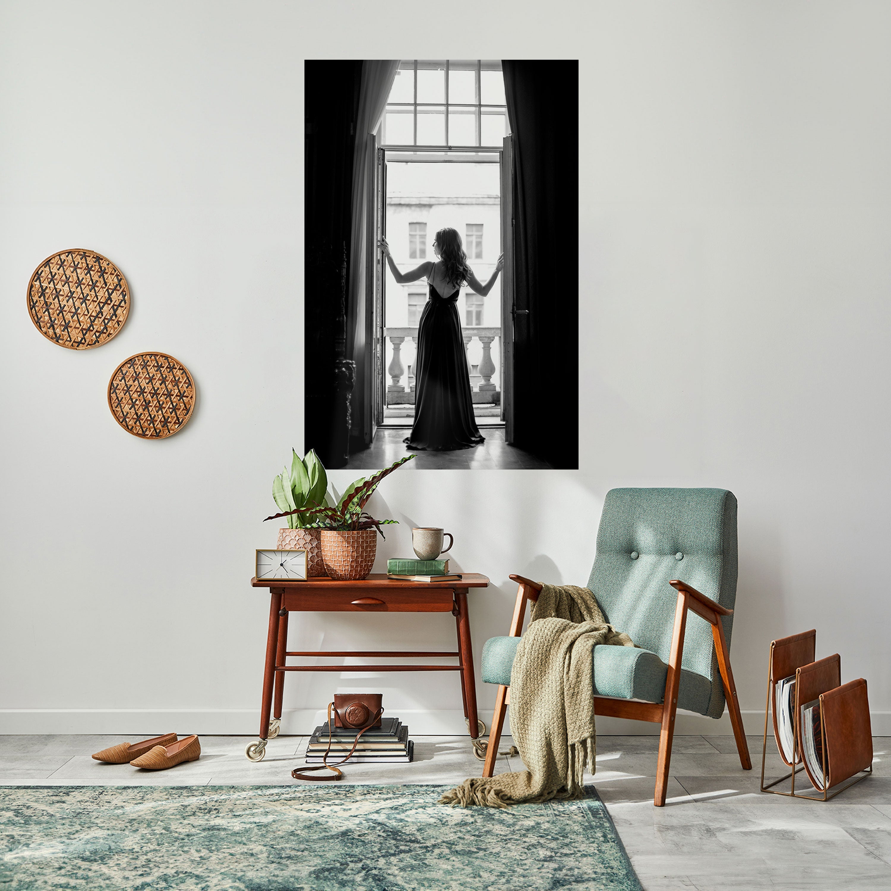 Affiche verticale autocollante « WINDOW TO WONDERS »