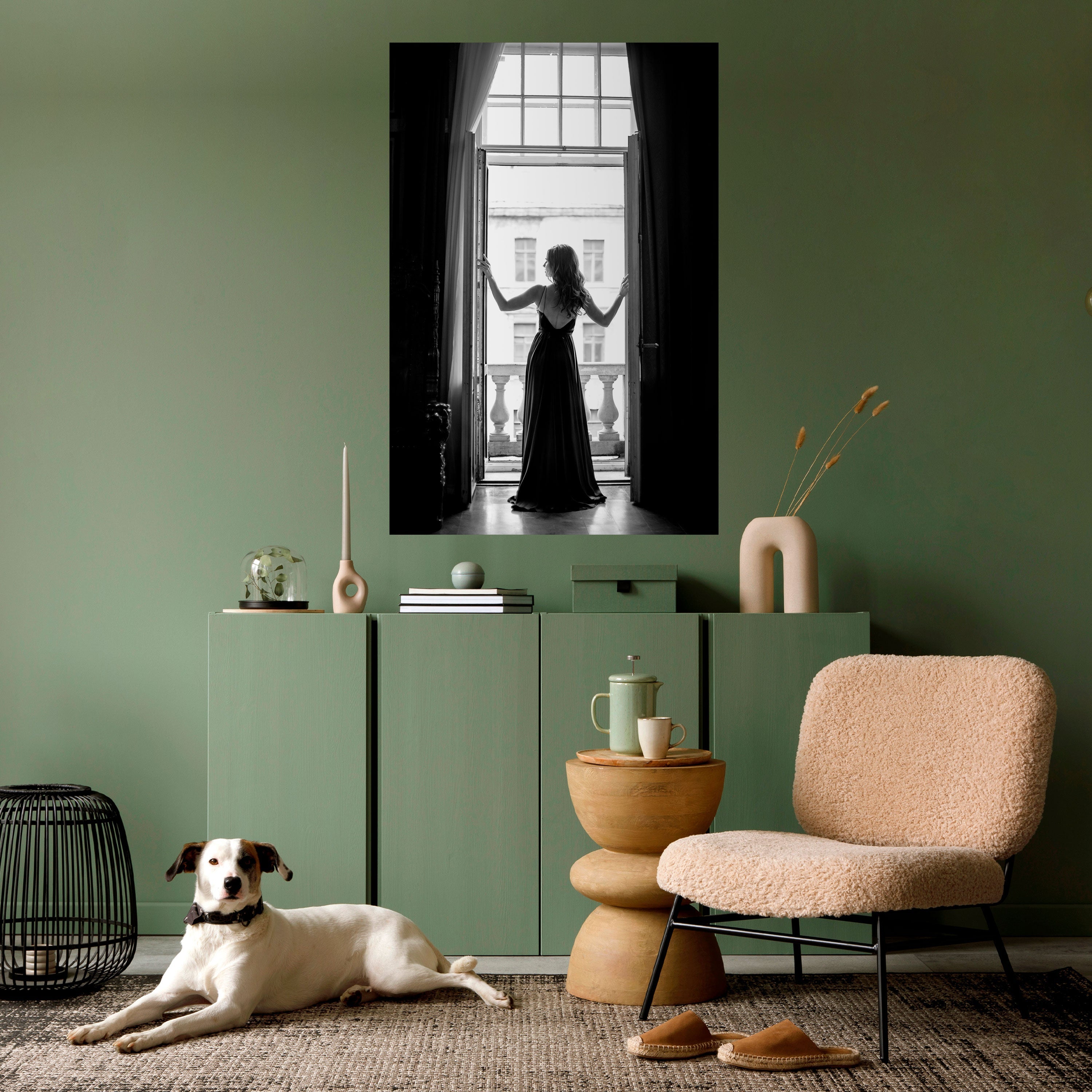 Affiche verticale autocollante « WINDOW TO WONDERS »