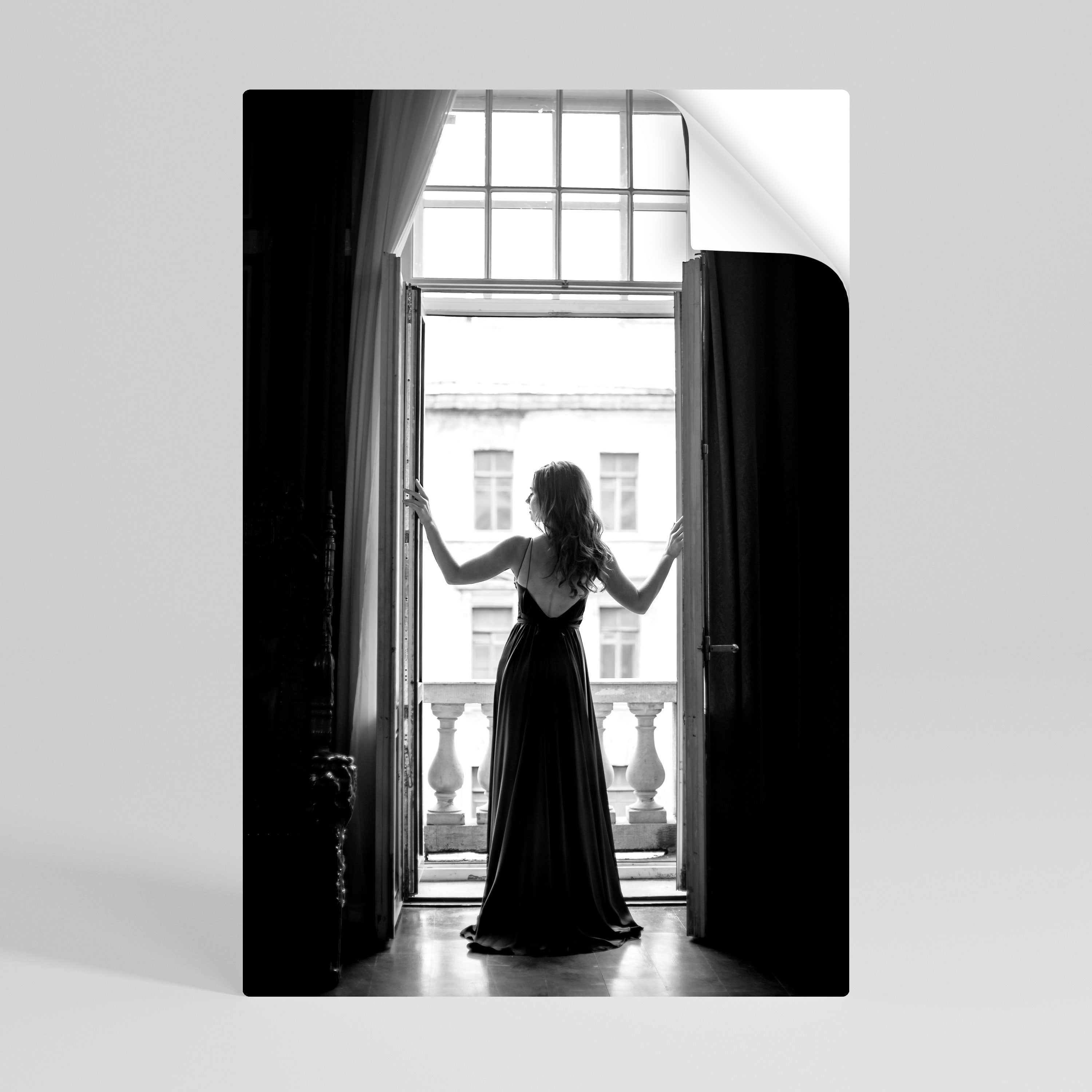 Affiche verticale autocollante « WINDOW TO WONDERS »