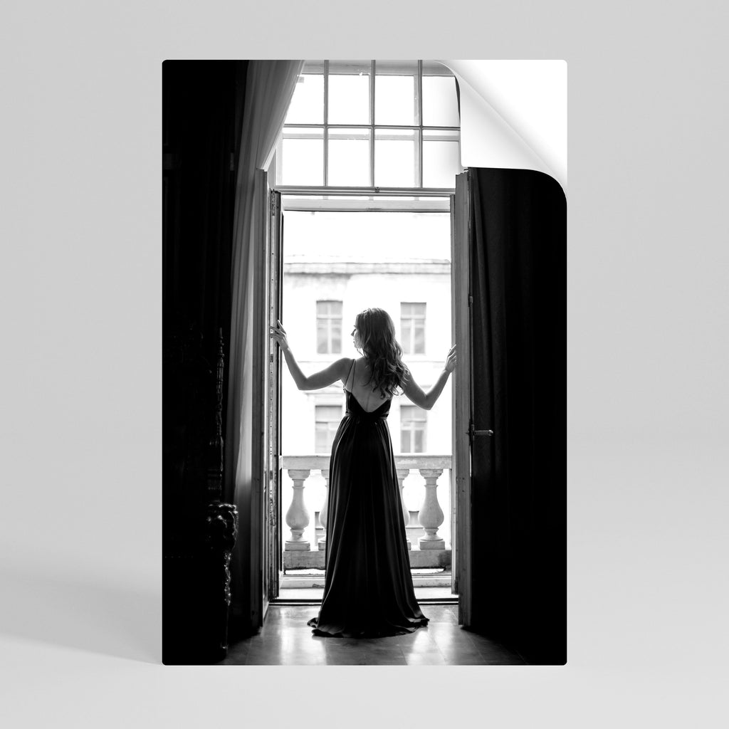 Affiche verticale autocollante « WINDOW TO WONDERS »