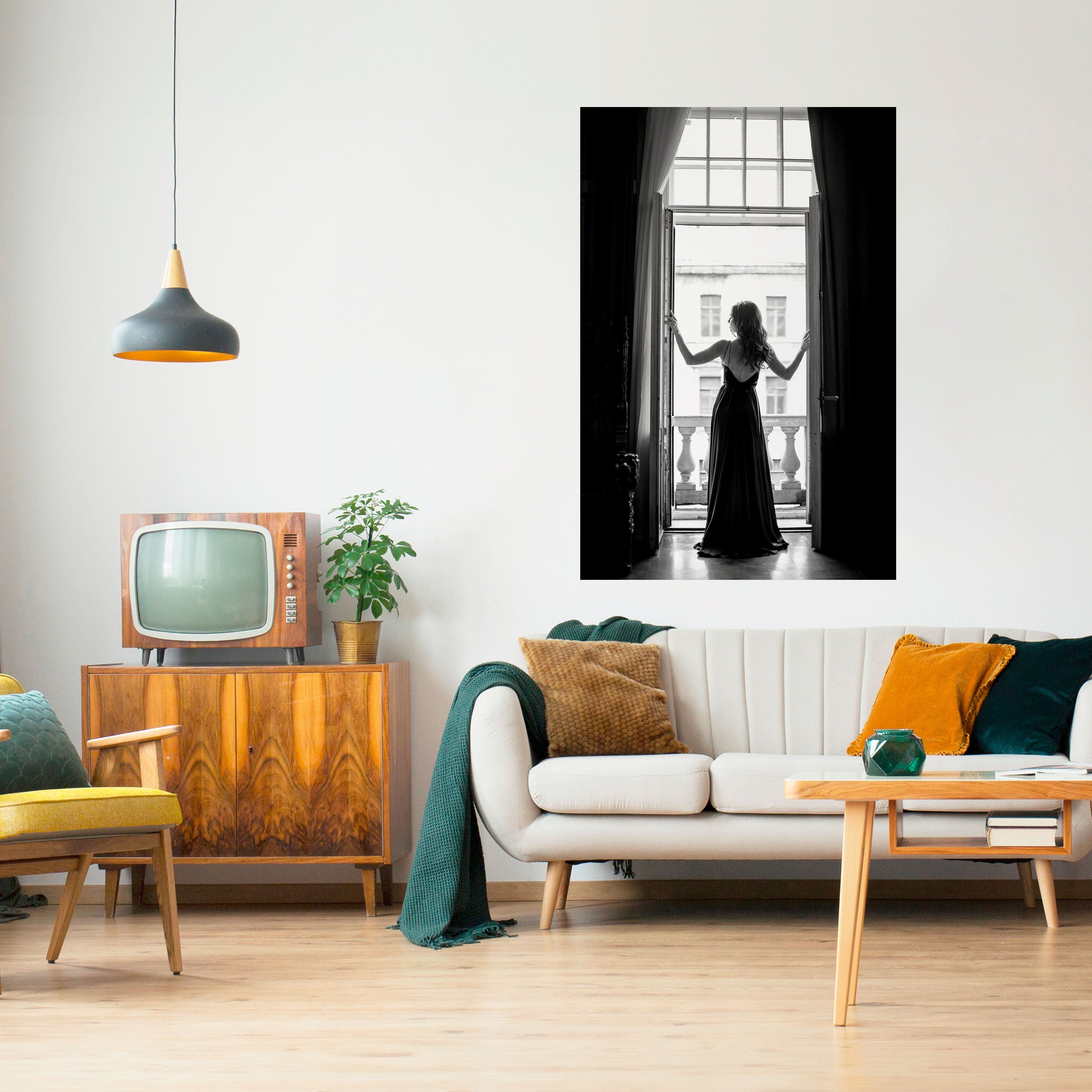 Affiche verticale autocollante « WINDOW TO WONDERS »