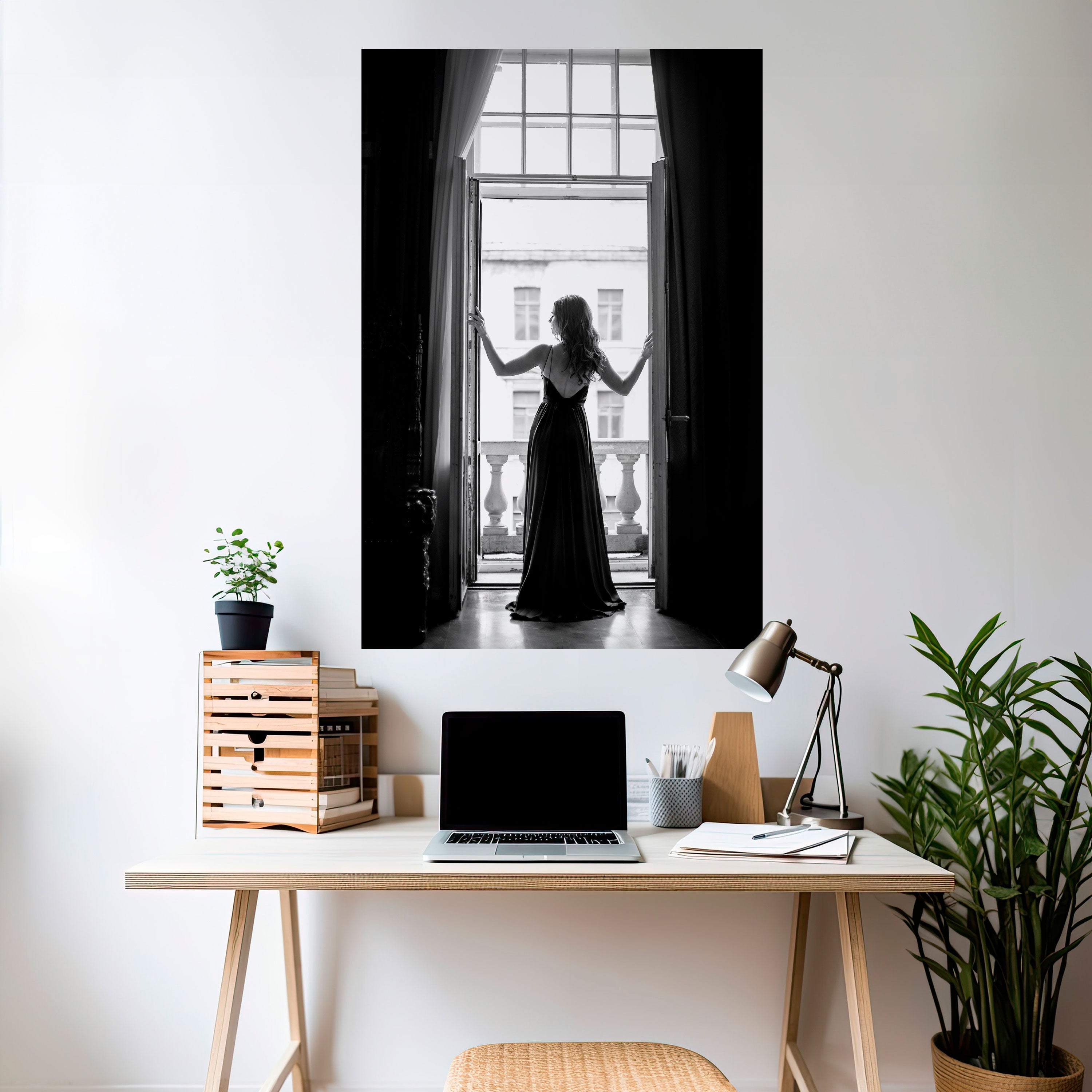 Affiche verticale autocollante « WINDOW TO WONDERS »