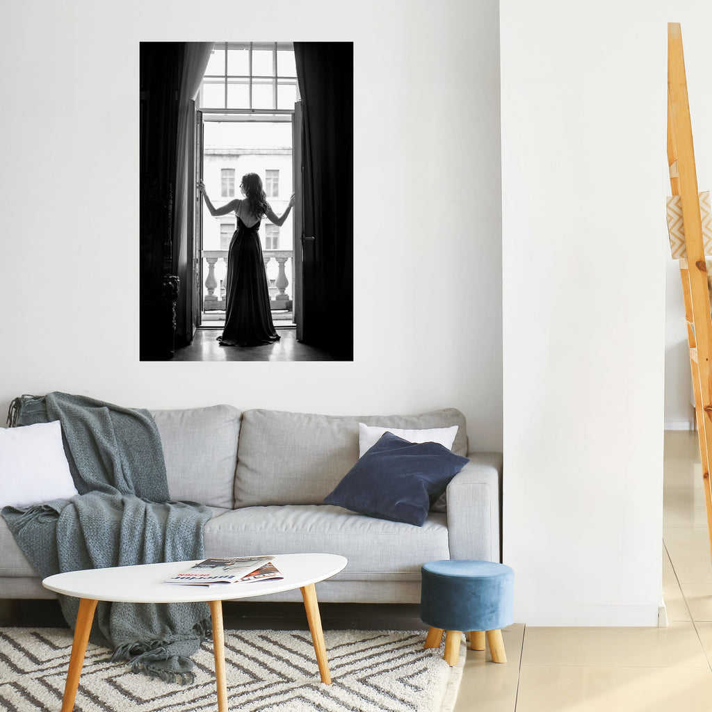 Affiche verticale autocollante « WINDOW TO WONDERS »