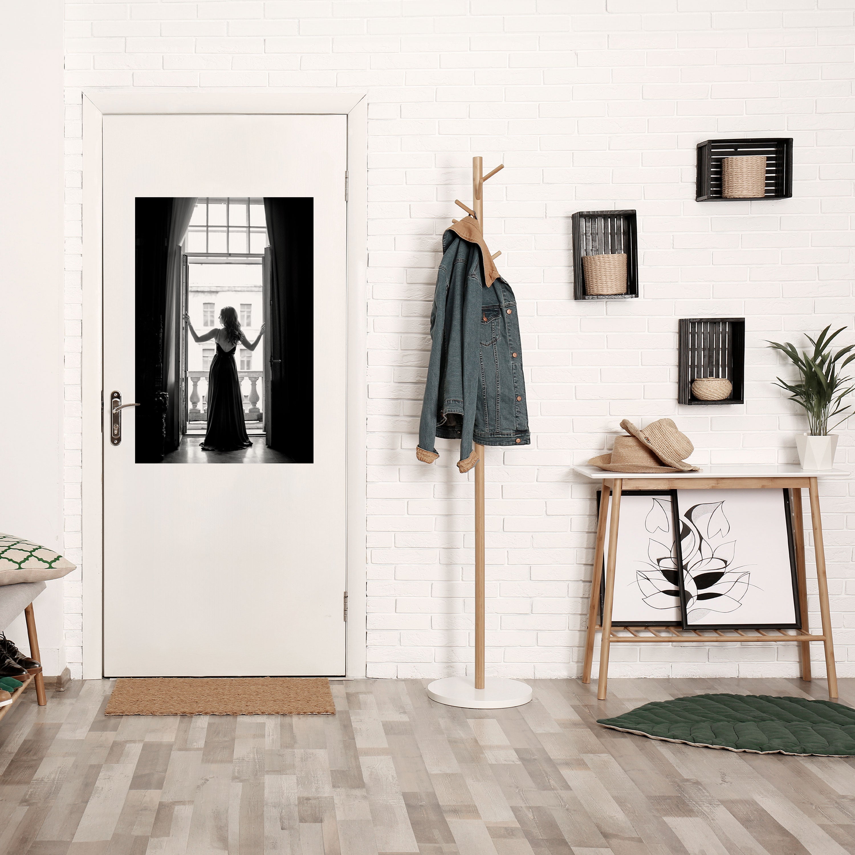 Affiche verticale autocollante « WINDOW TO WONDERS »