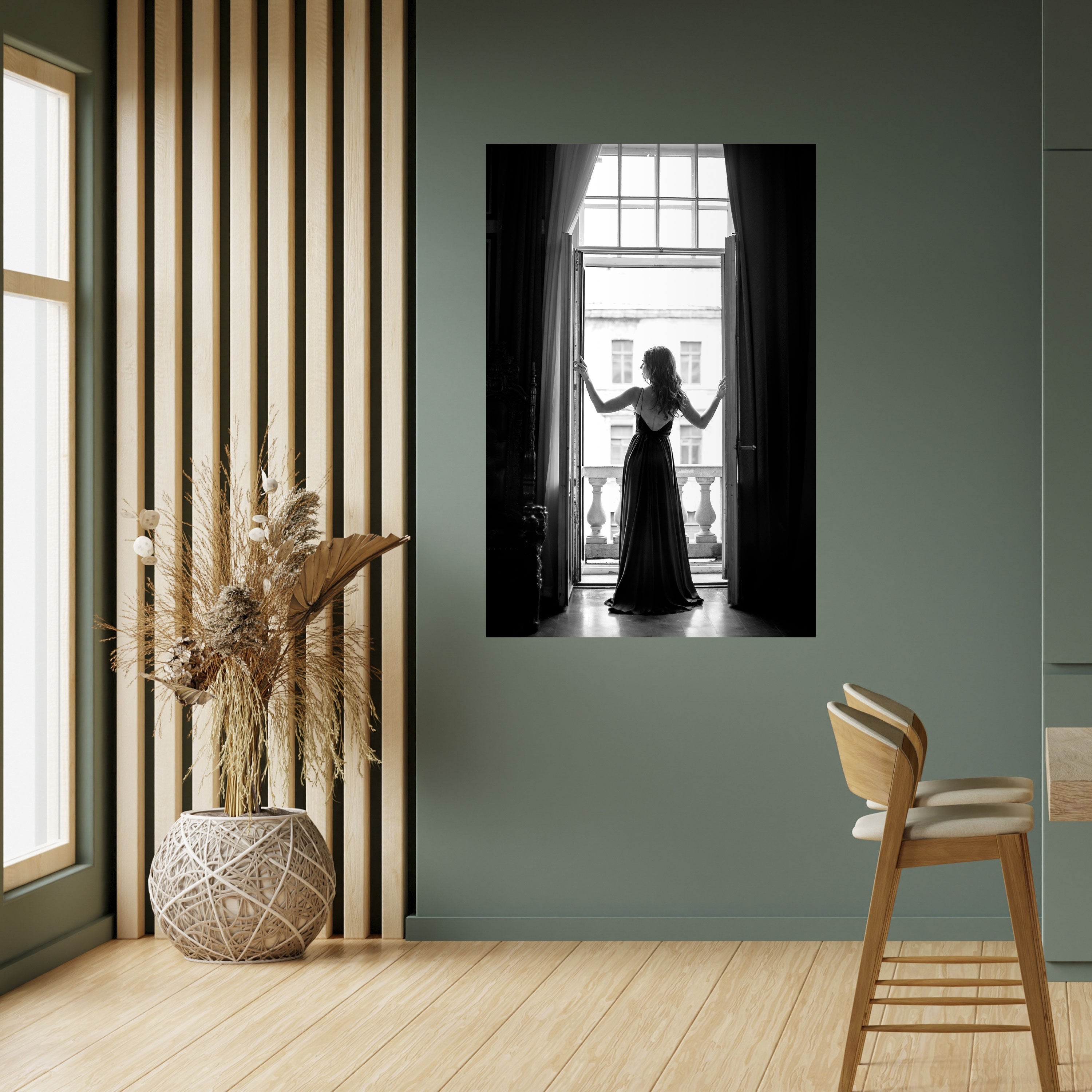 Affiche verticale autocollante « WINDOW TO WONDERS »