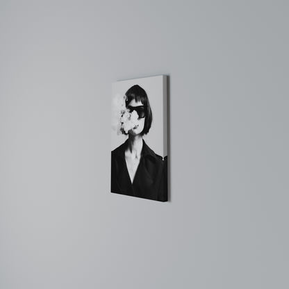 SMOKY BELLE Vertical Canvas Print