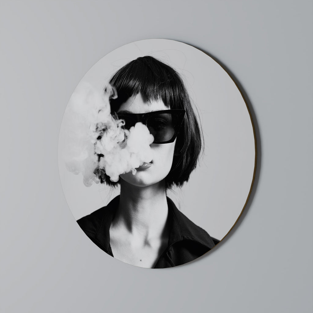 Décoration murale ronde SMOKY BELLE