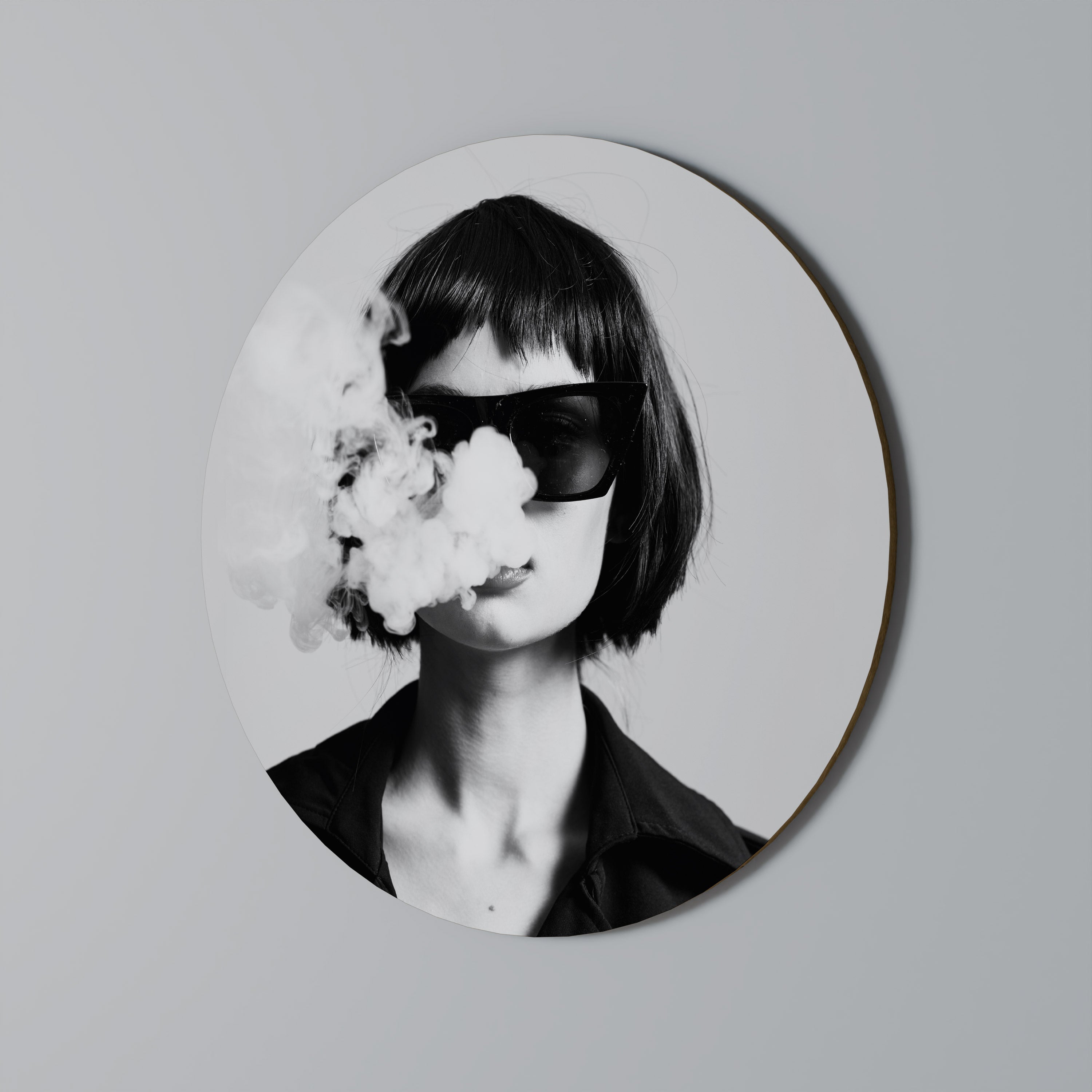 Décoration murale ronde SMOKY BELLE