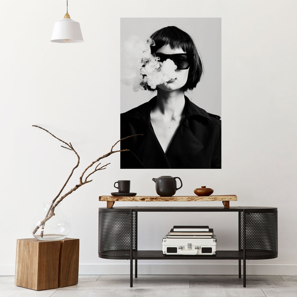 Affiche verticale autocollante SMOKY BELLE