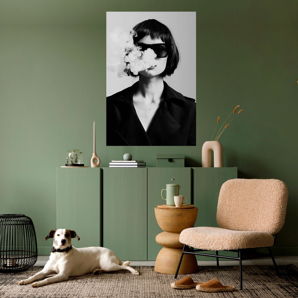 Affiche verticale autocollante SMOKY BELLE