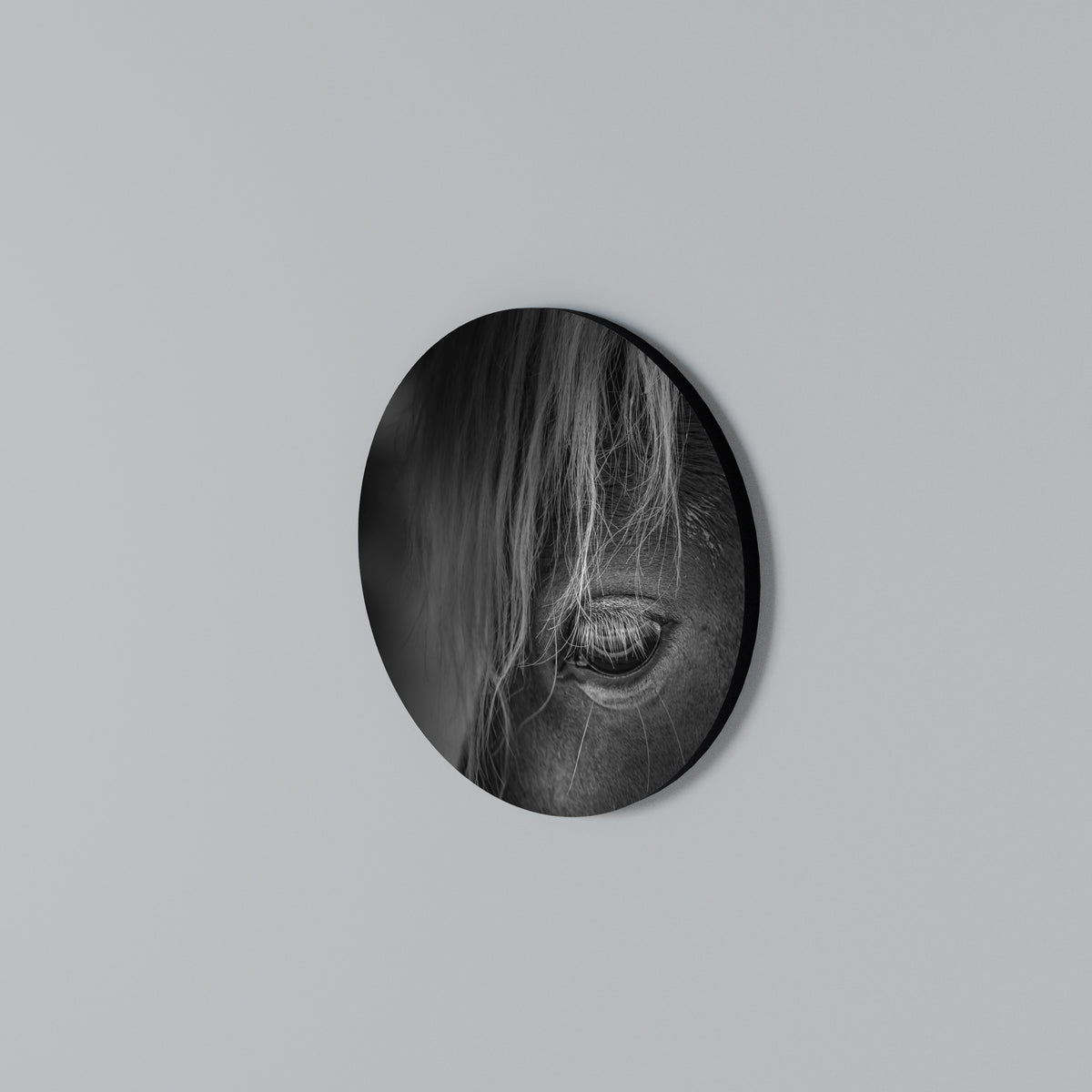 SILENT STRENGTH Round Wall Art