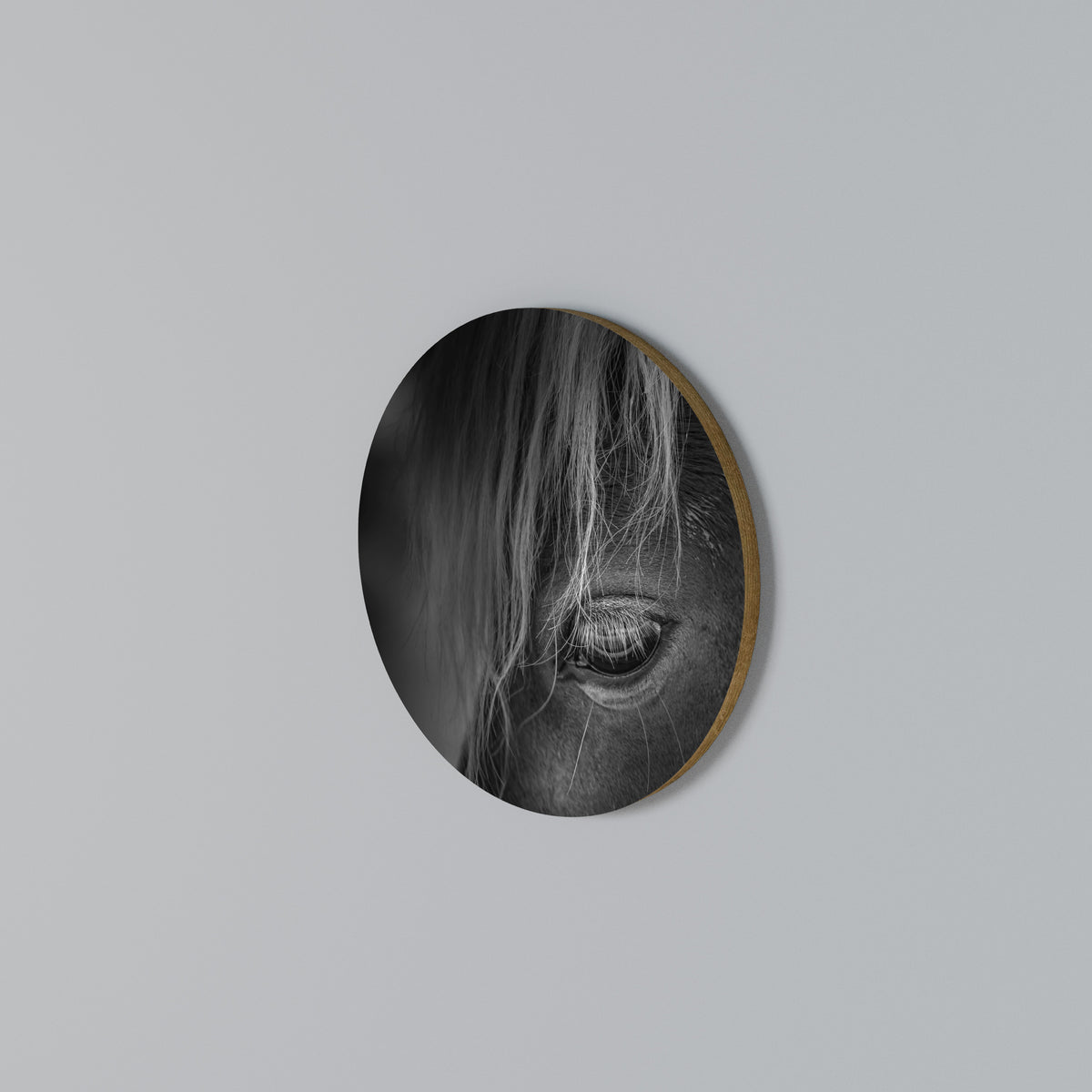 SILENT STRENGTH Round Wall Art