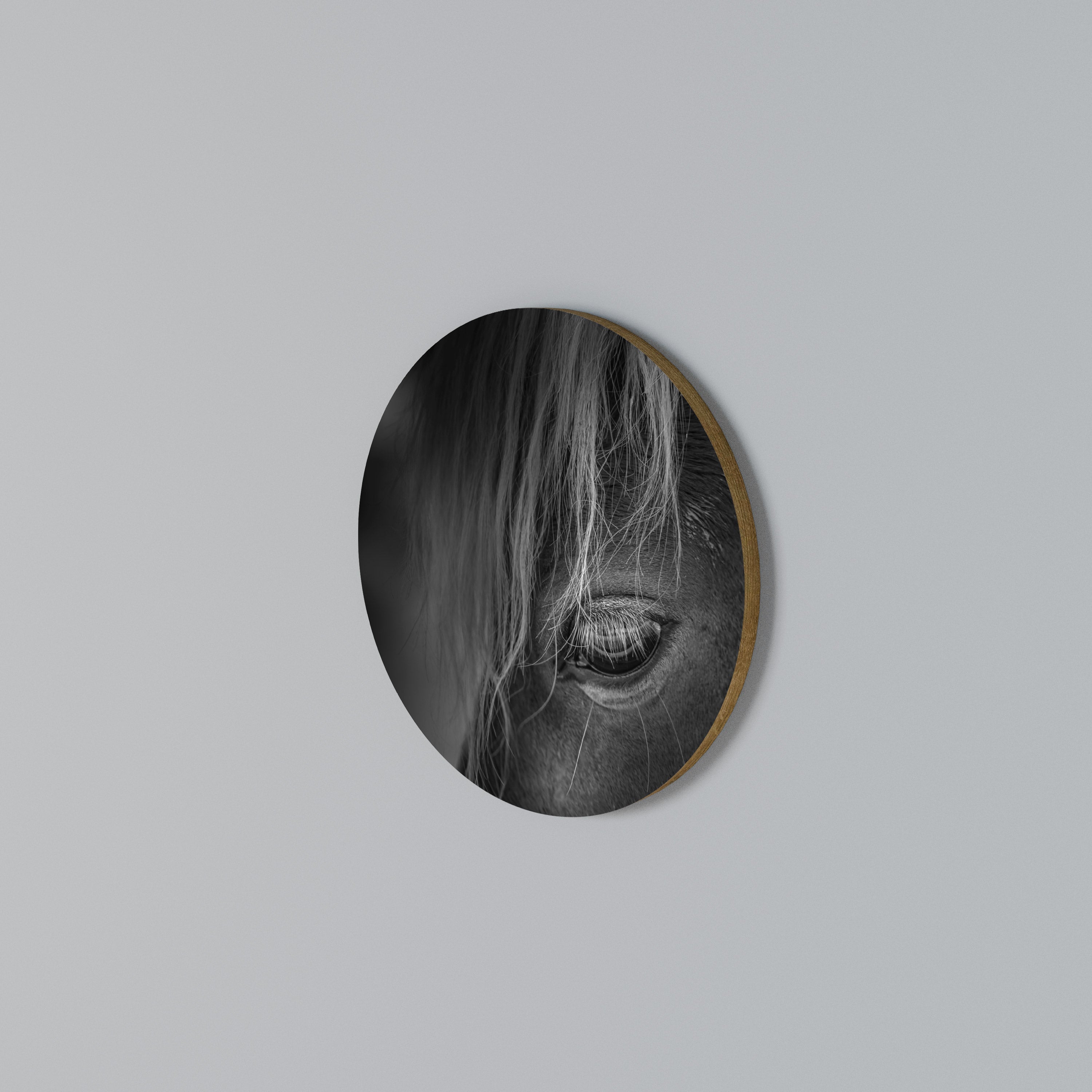 SILENT STRENGTH Round Wall Art