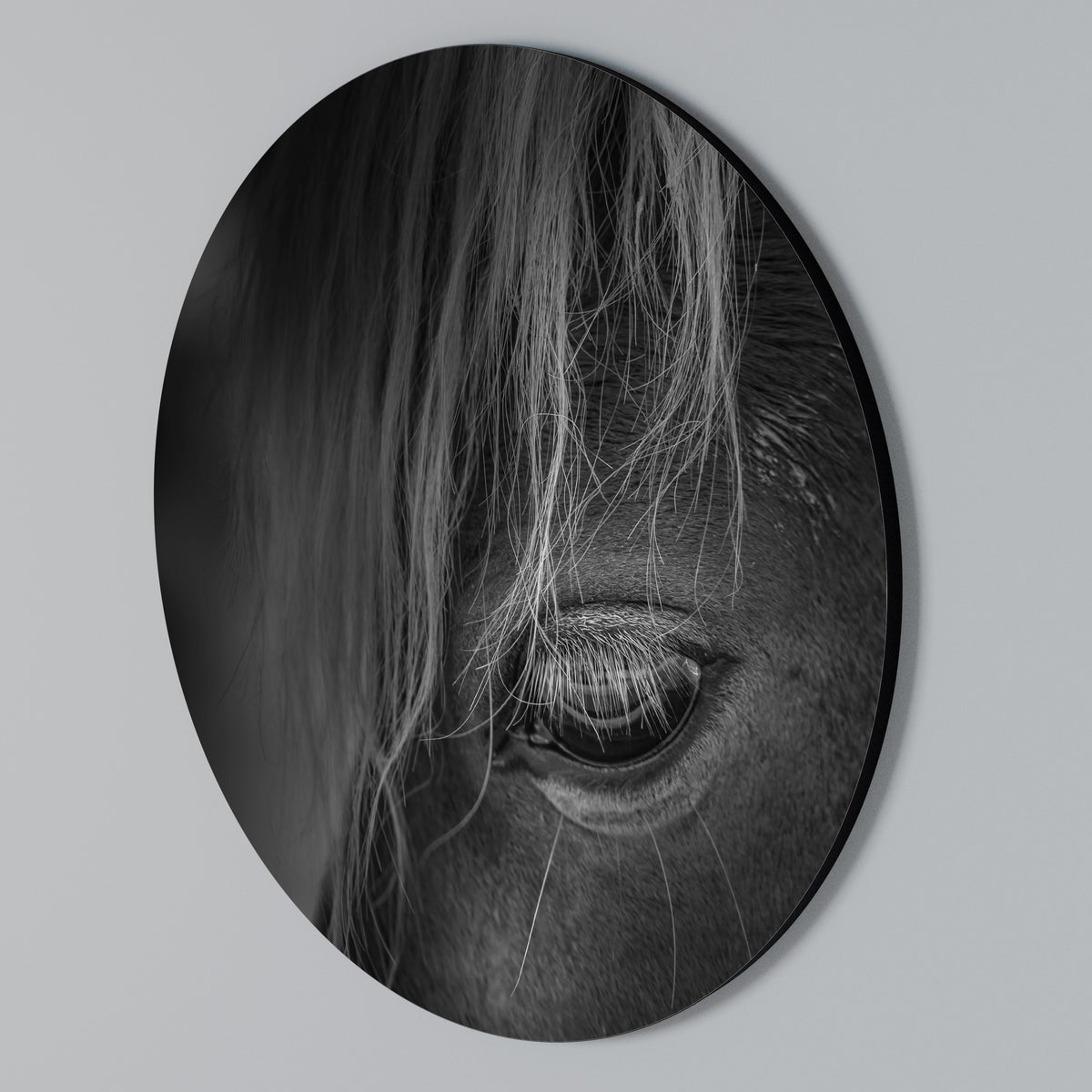 SILENT STRENGTH Round Wall Art