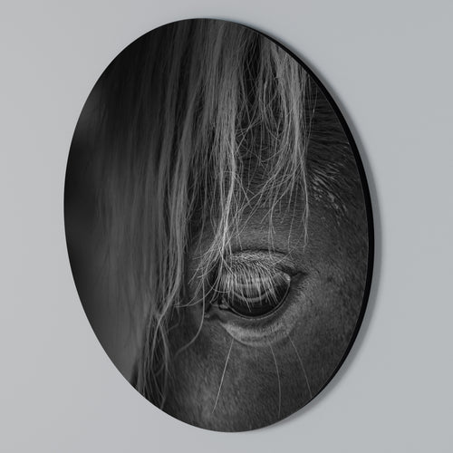 SILENT STRENGTH Round Wall Art