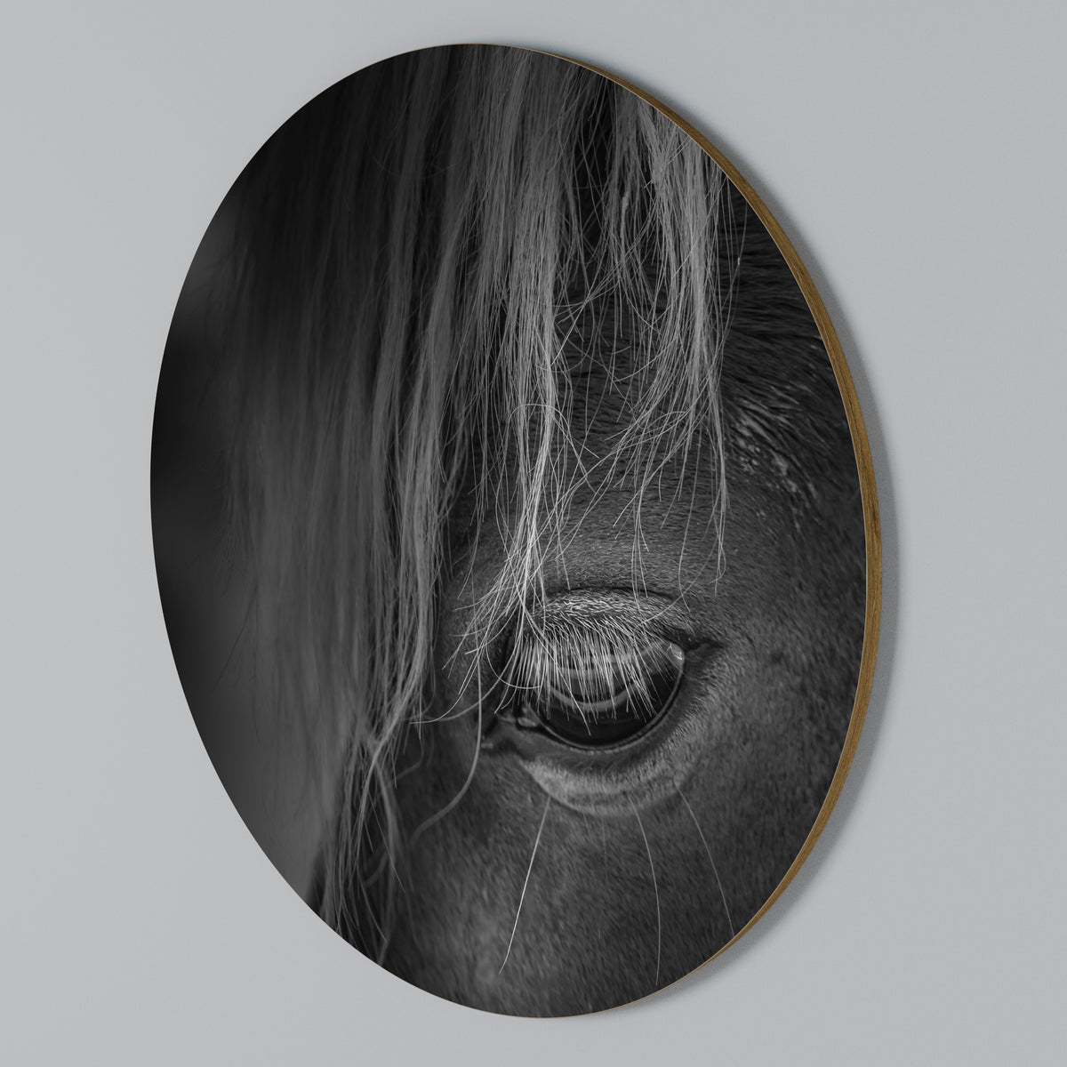 SILENT STRENGTH Round Wall Art