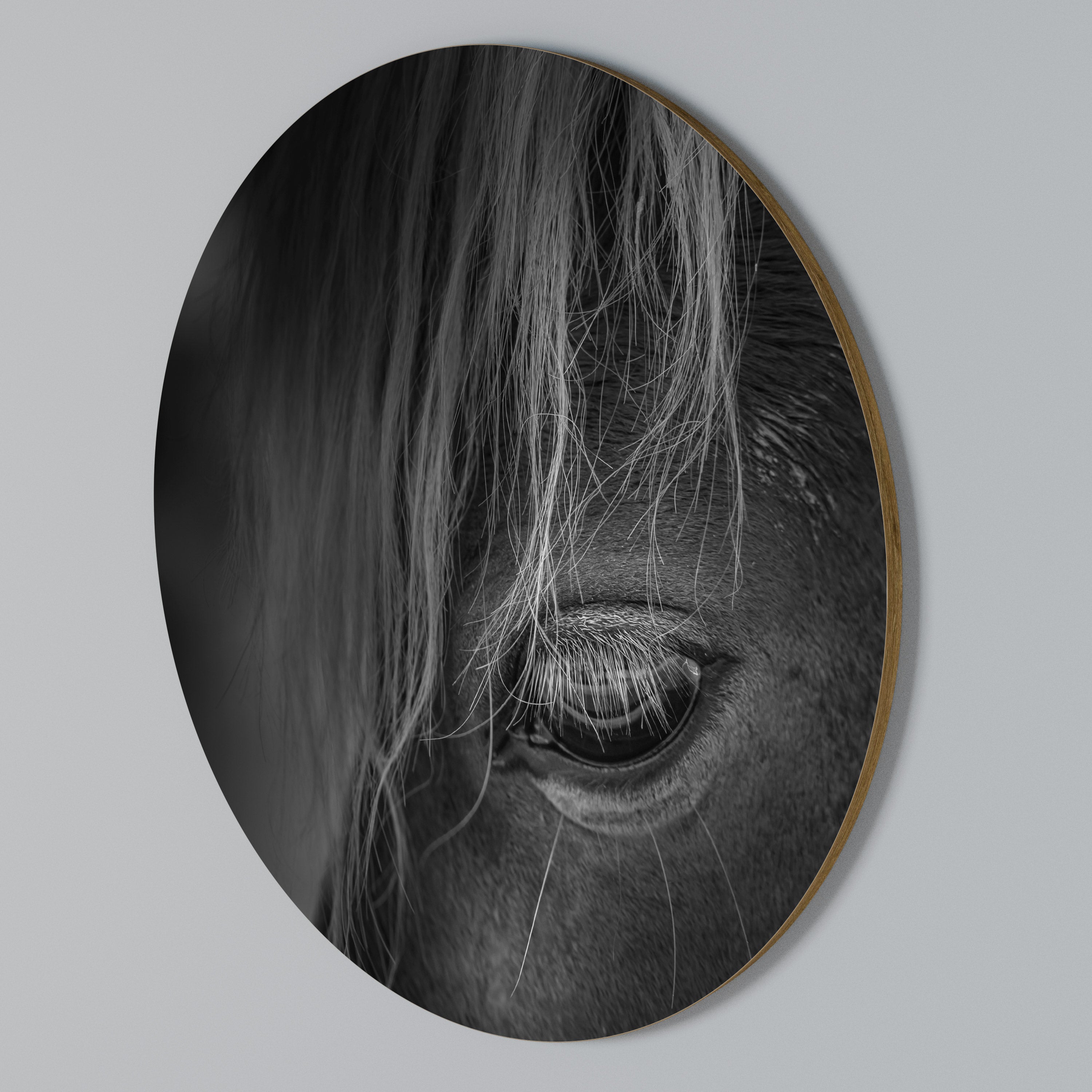 SILENT STRENGTH Round Wall Art