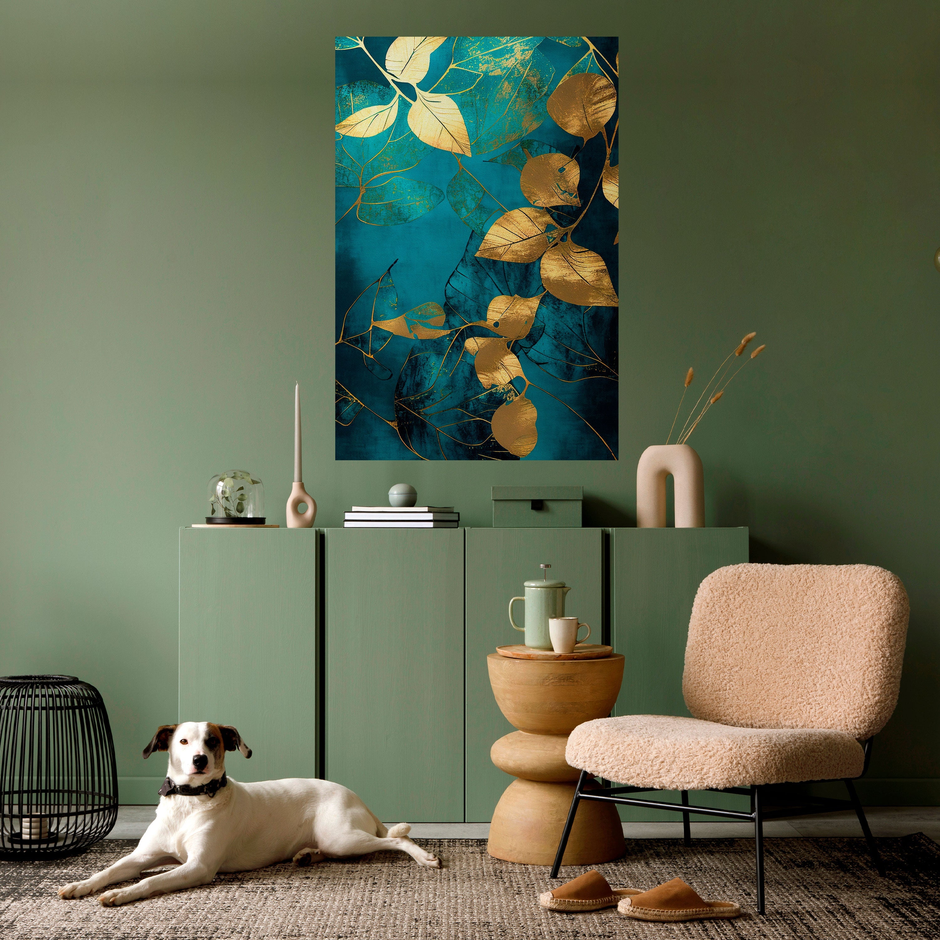 Affiche verticale autocollante FOLIAGE FANTASIA