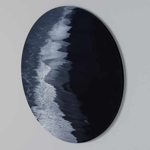 OCEAN'S WHISPER Round Wall Art