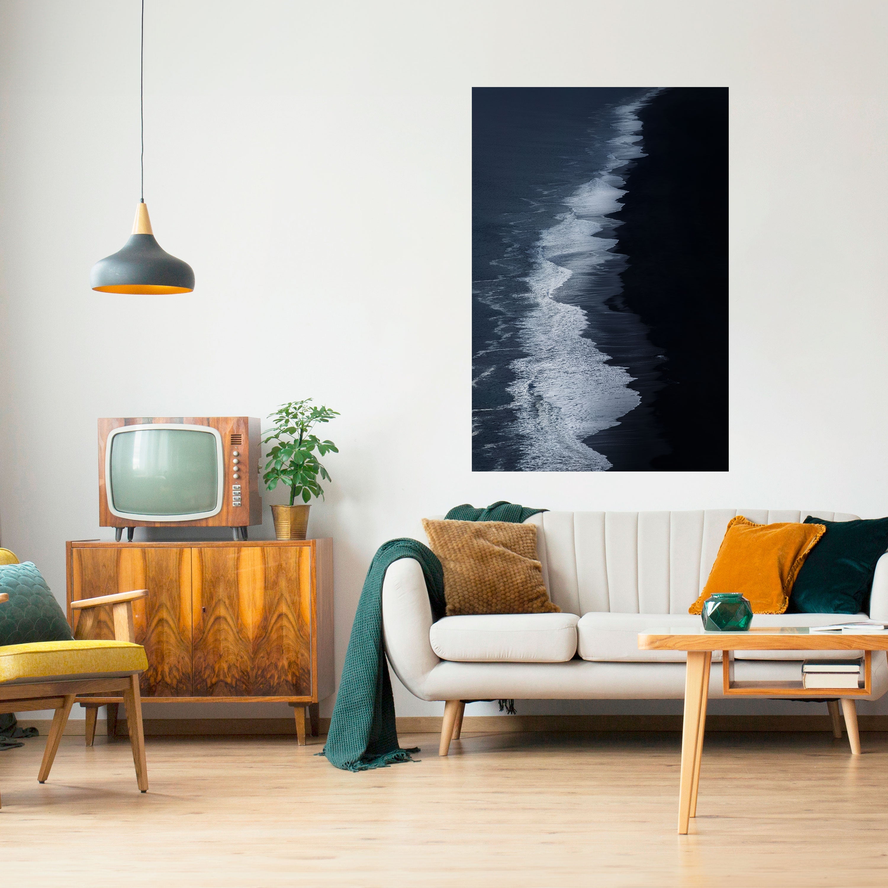 Affiche verticale autocollante OCEAN'S WHISPER