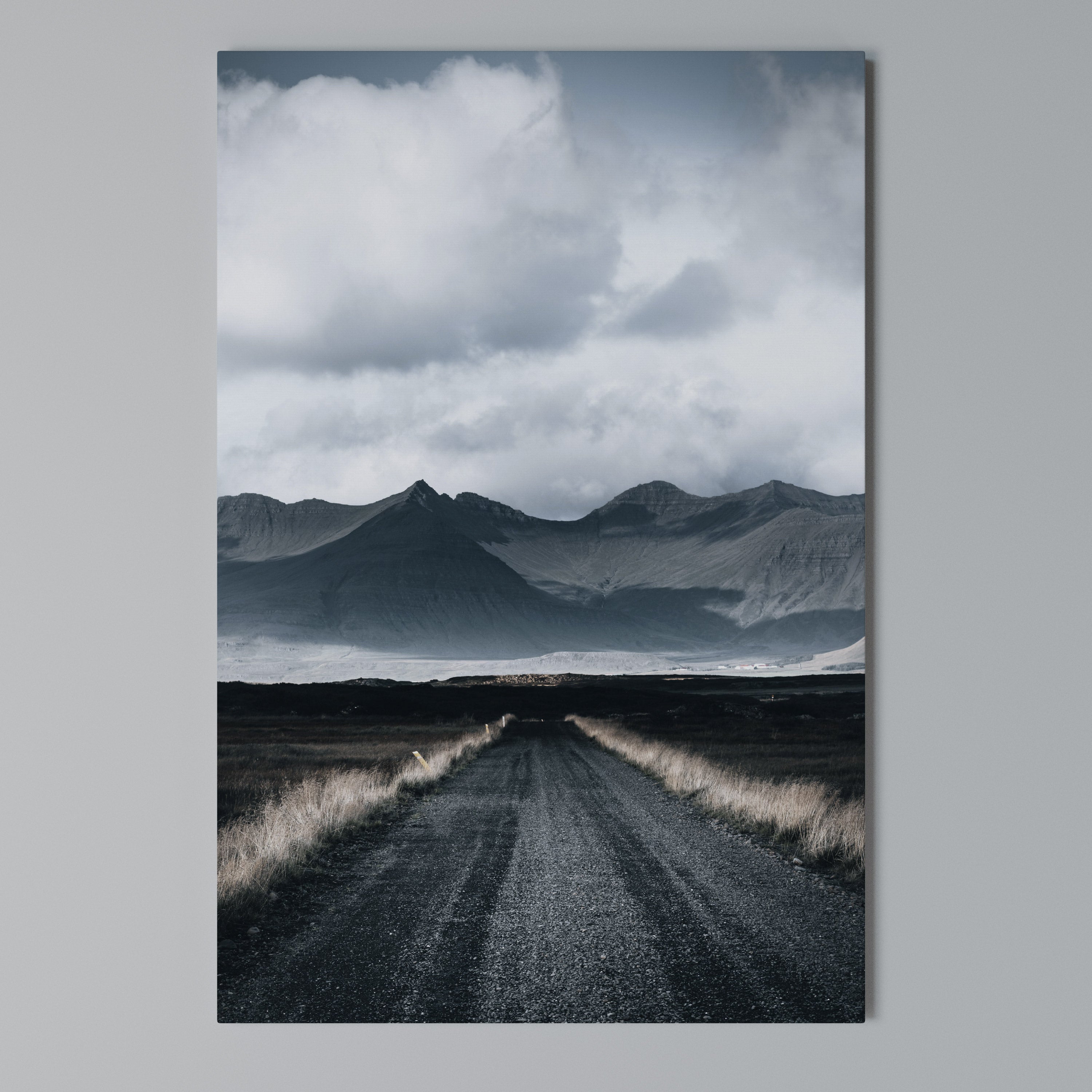 FOGBOUND HEIGHTS Vertical Canvas Print