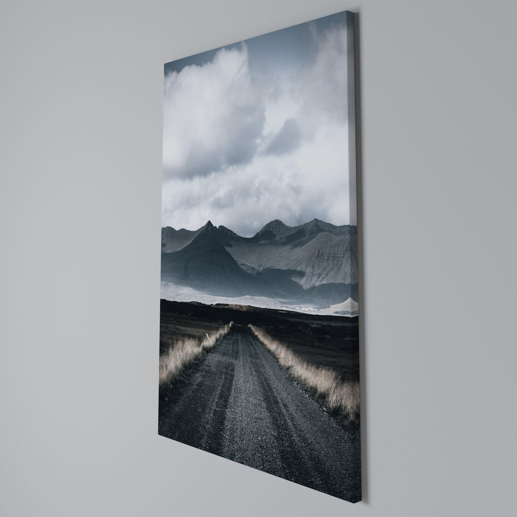 FOGBOUND HEIGHTS Vertical Canvas Print