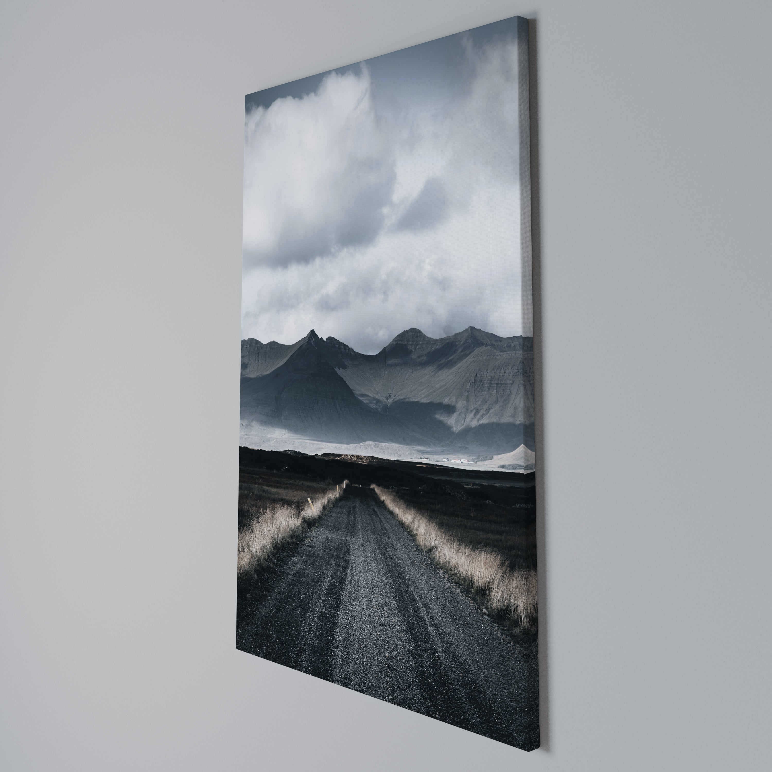 FOGBOUND HEIGHTS Vertical Canvas Print