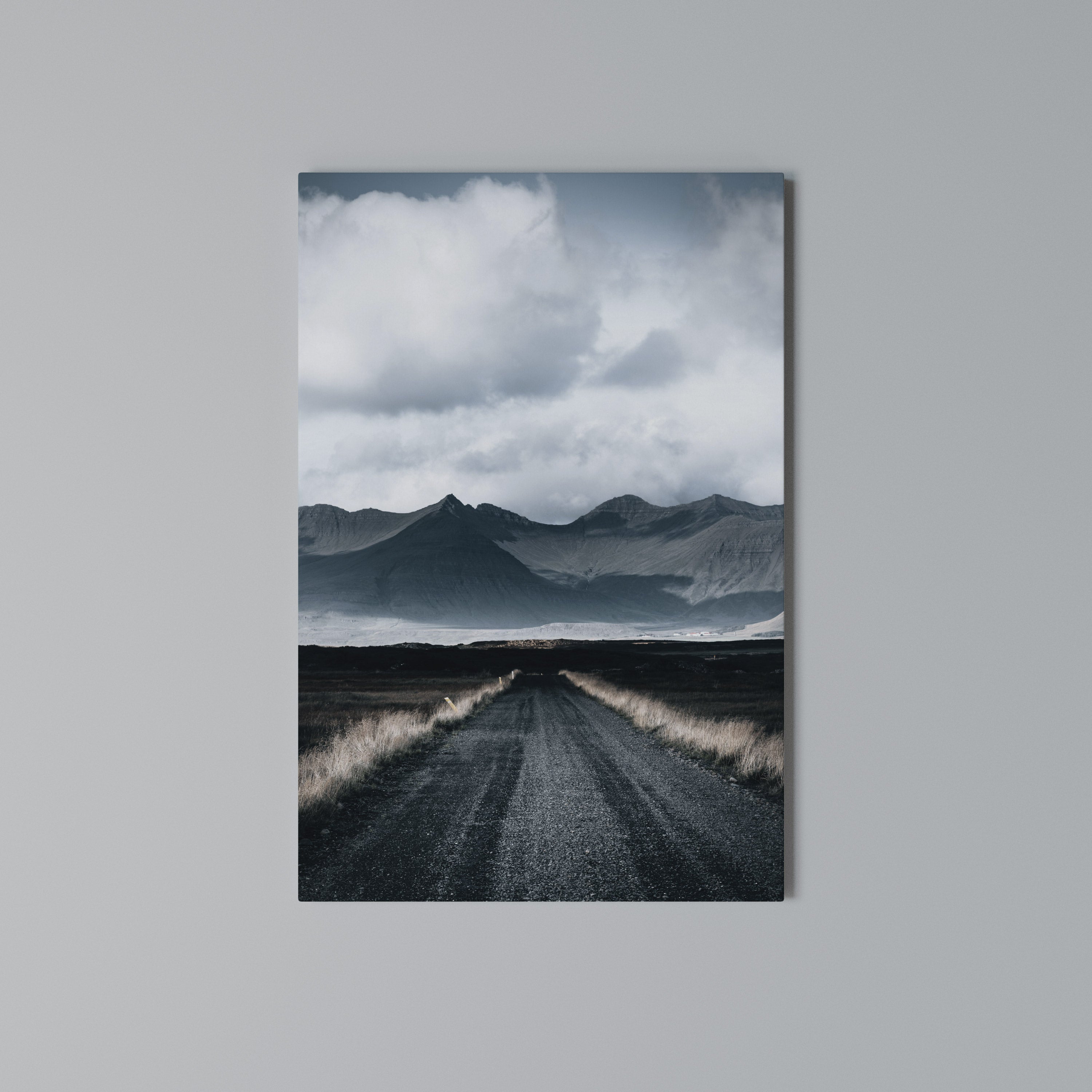 FOGBOUND HEIGHTS Vertical Canvas Print