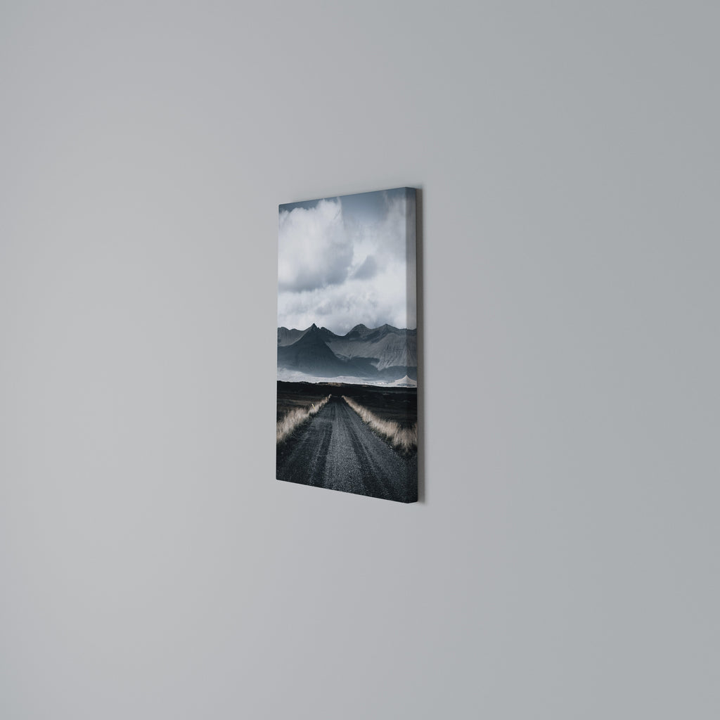 FOGBOUND HEIGHTS Vertical Canvas Print