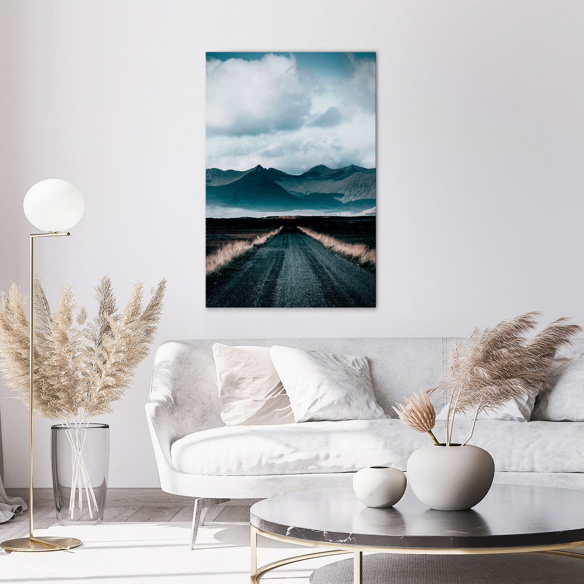 FOGBOUND HEIGHTS Vertical Canvas Print
