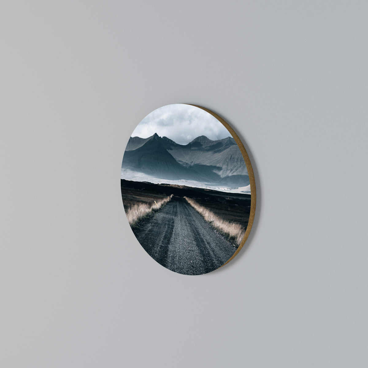 FOGBOUND HEIGHTS Round Wall Art