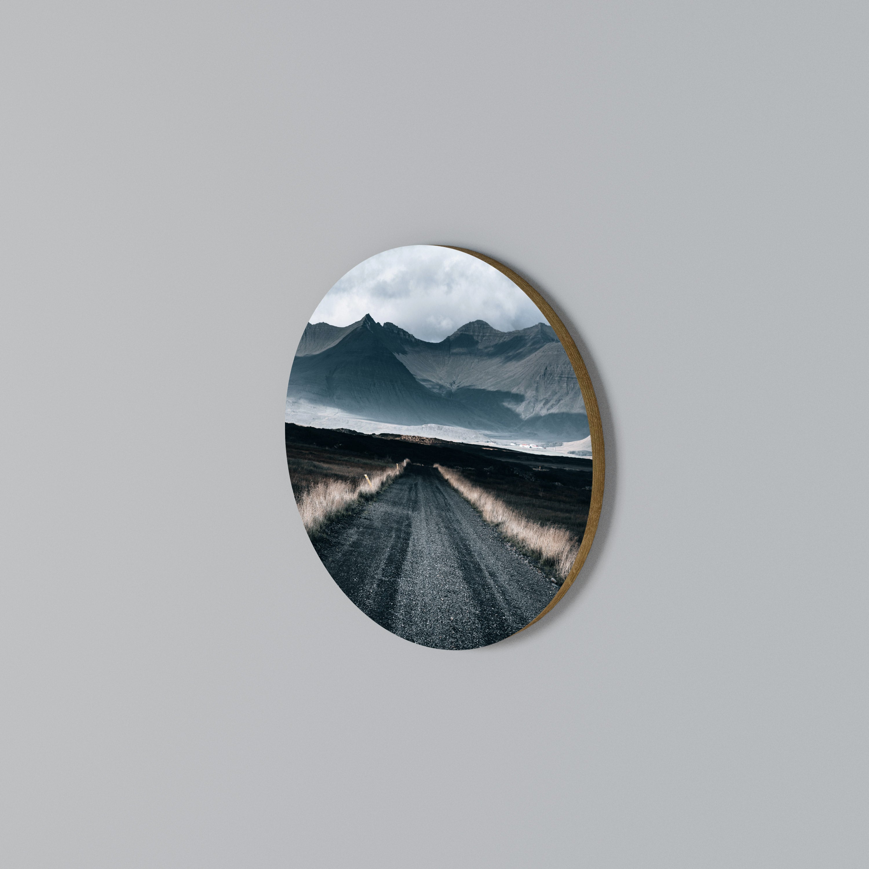 FOGBOUND HEIGHTS Round Wall Art
