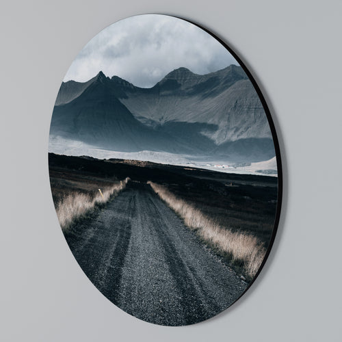 FOGBOUND HEIGHTS Round Wall Art