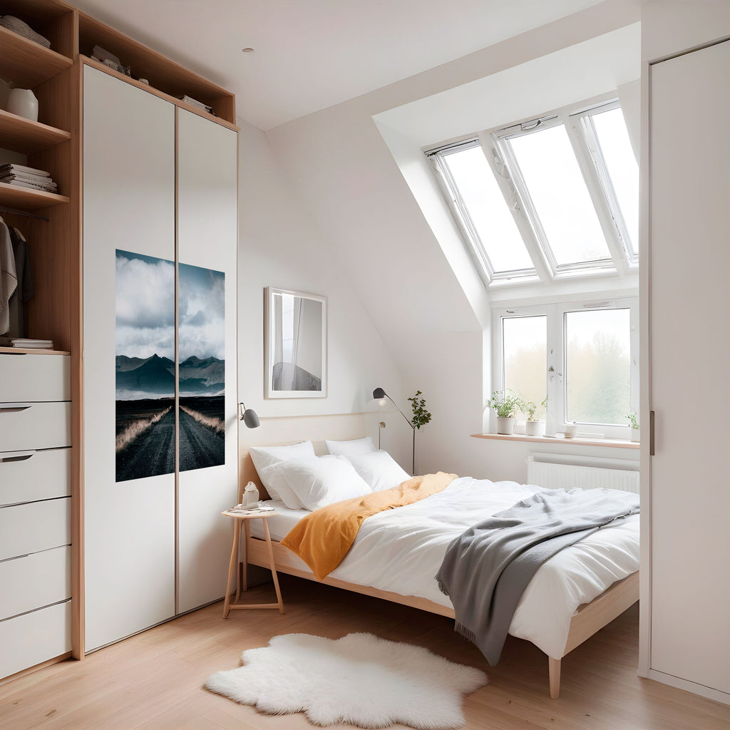 Affiche verticale autocollante FOGBOUND HEIGHTS